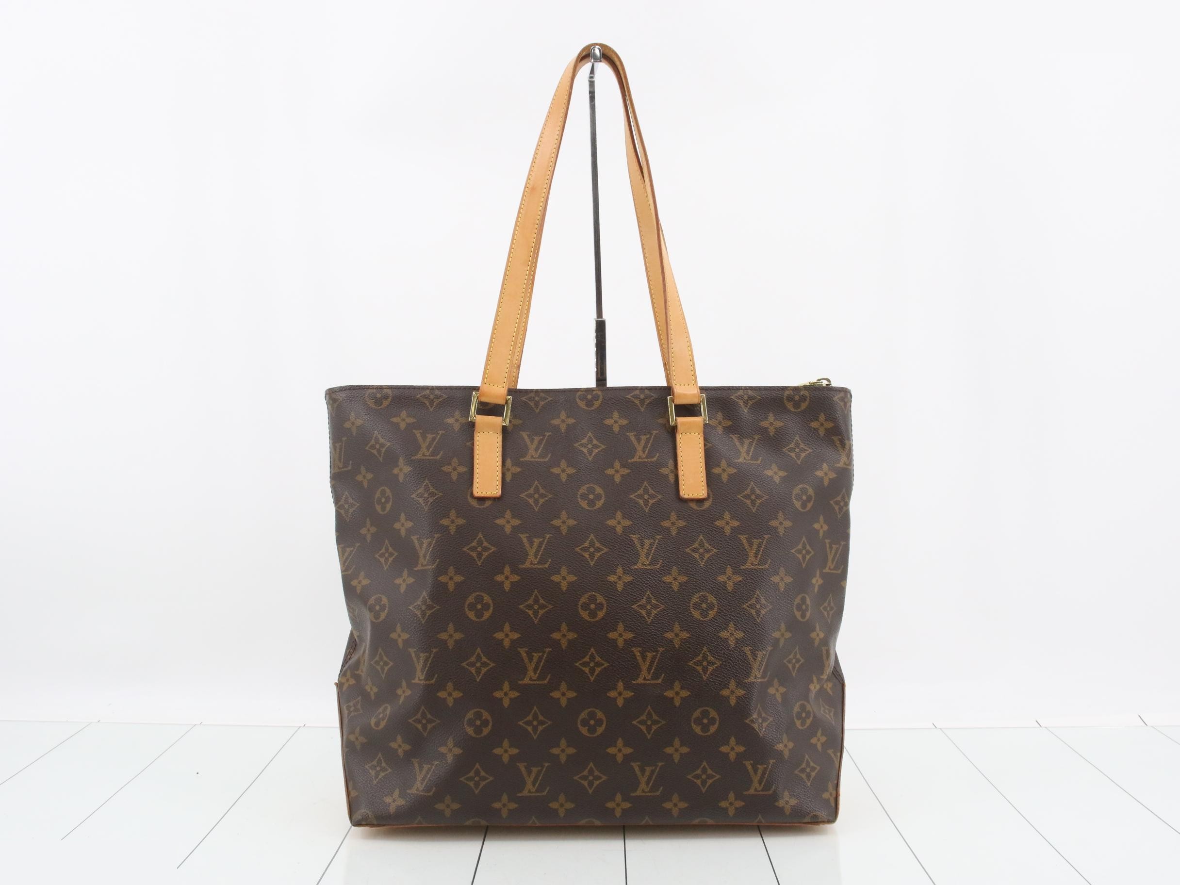M51151 Cabas Mezzo Tote Bag, Monogram, Brown — view 2