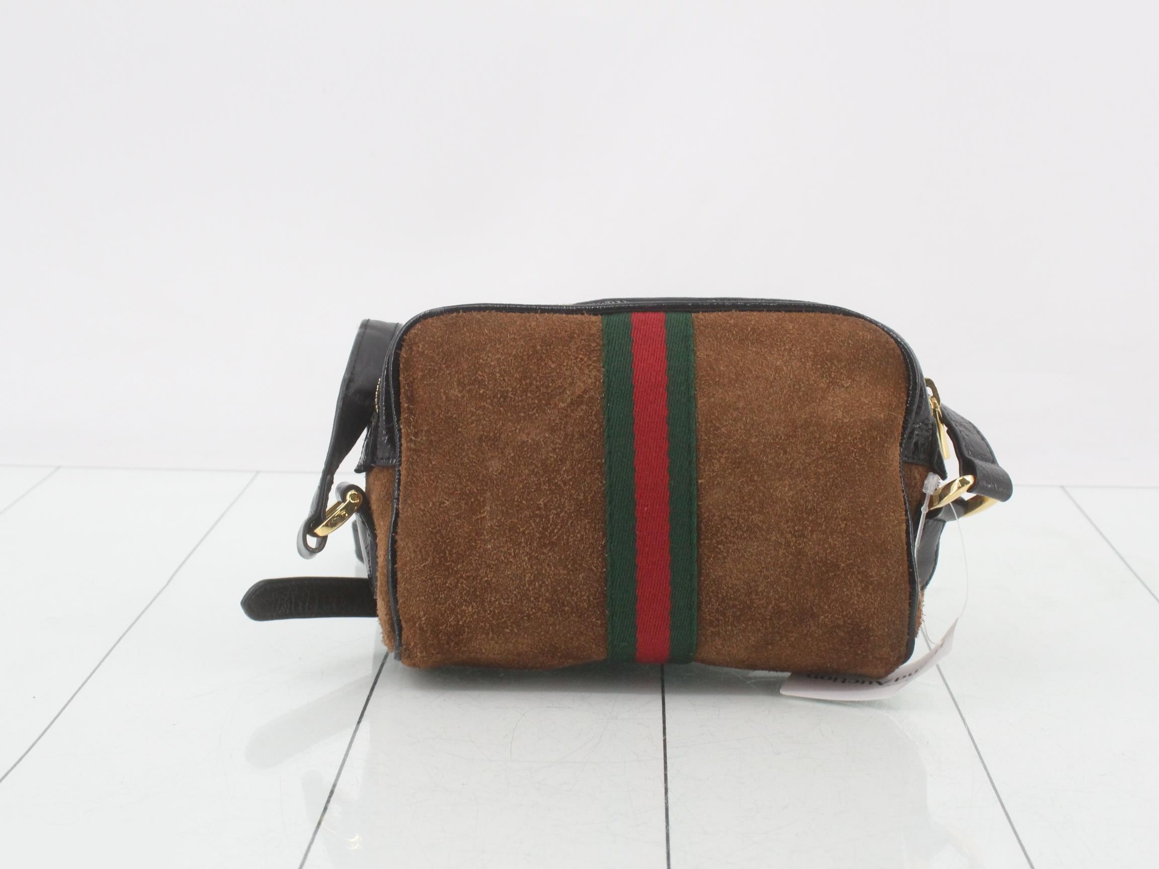 Ophidia Suede GG Shoulder Bag — view 2