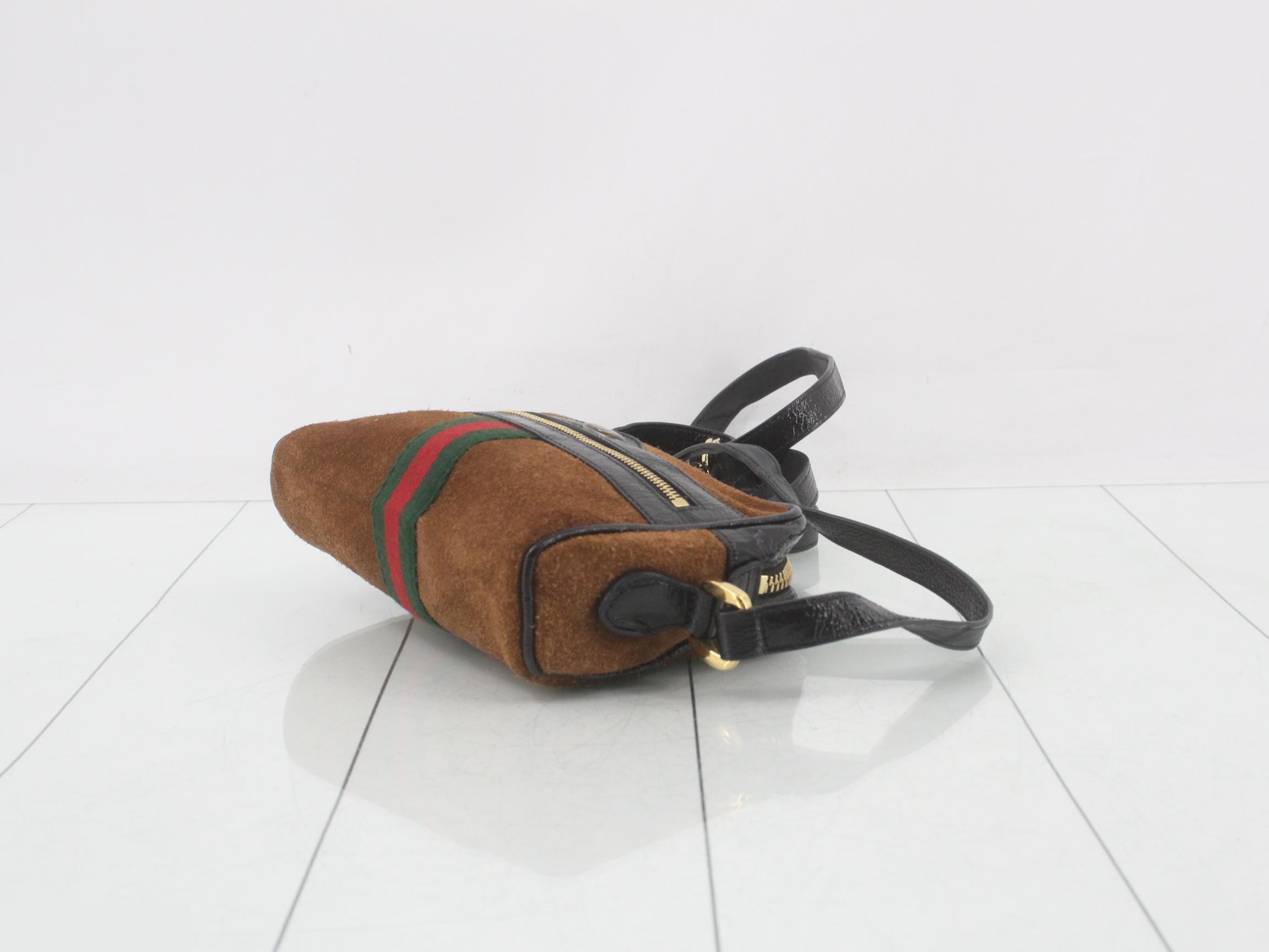 Ophidia Suede GG Shoulder Bag — view 6