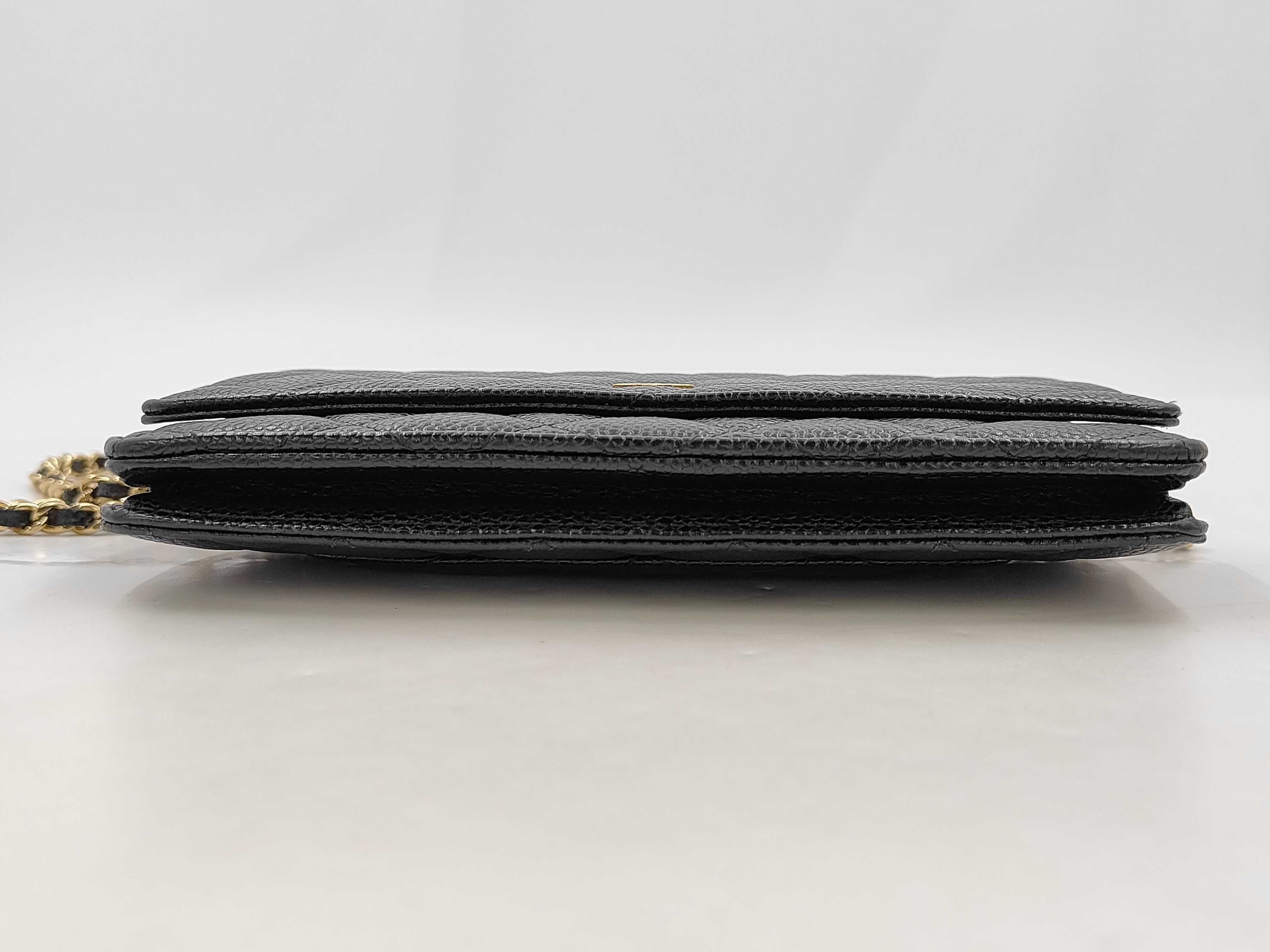 Woc Black Gold Buckle Chain Shoulder Bag — view 7