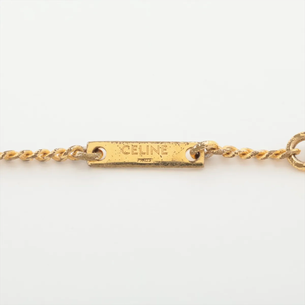 necklace, GP gold, — view 4