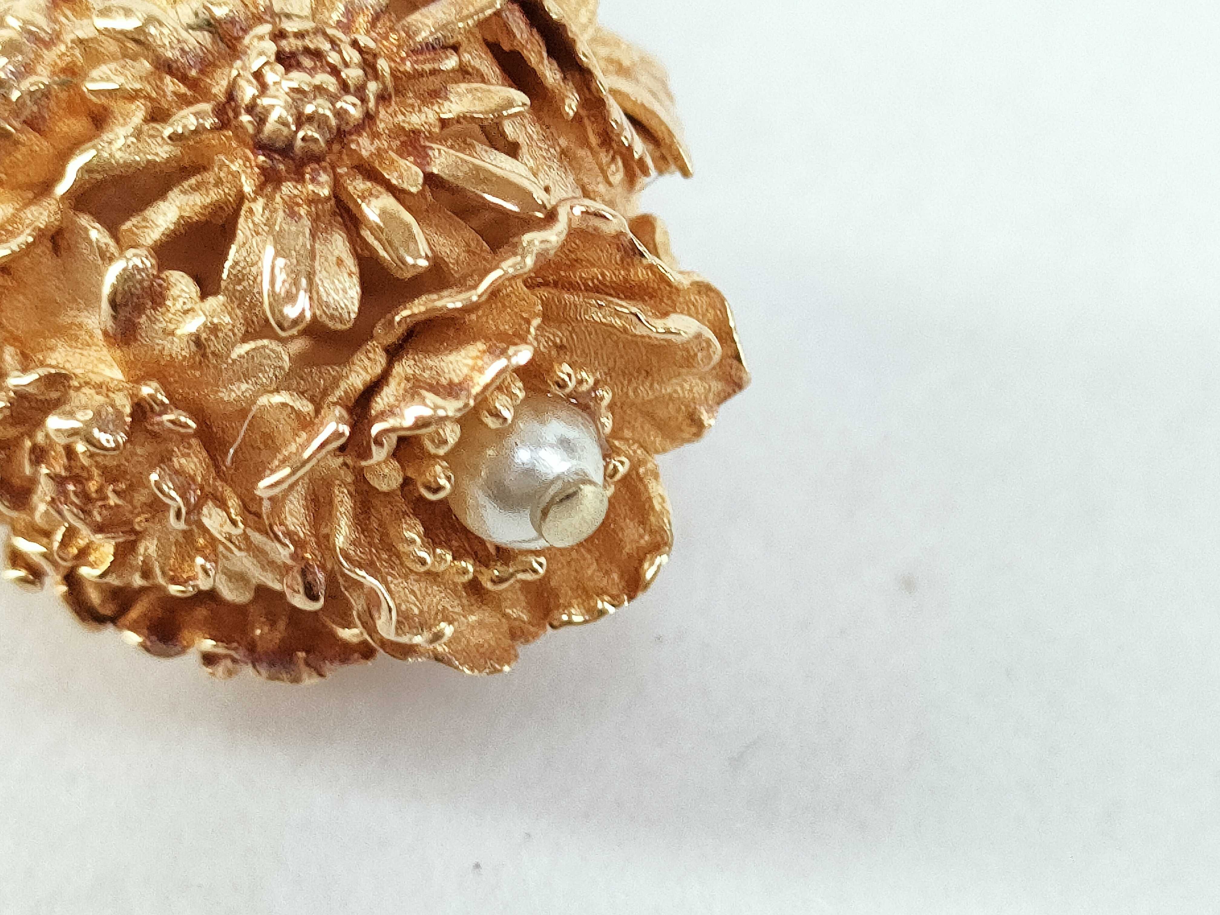 Flower Pearl Ring, Size M — view 8