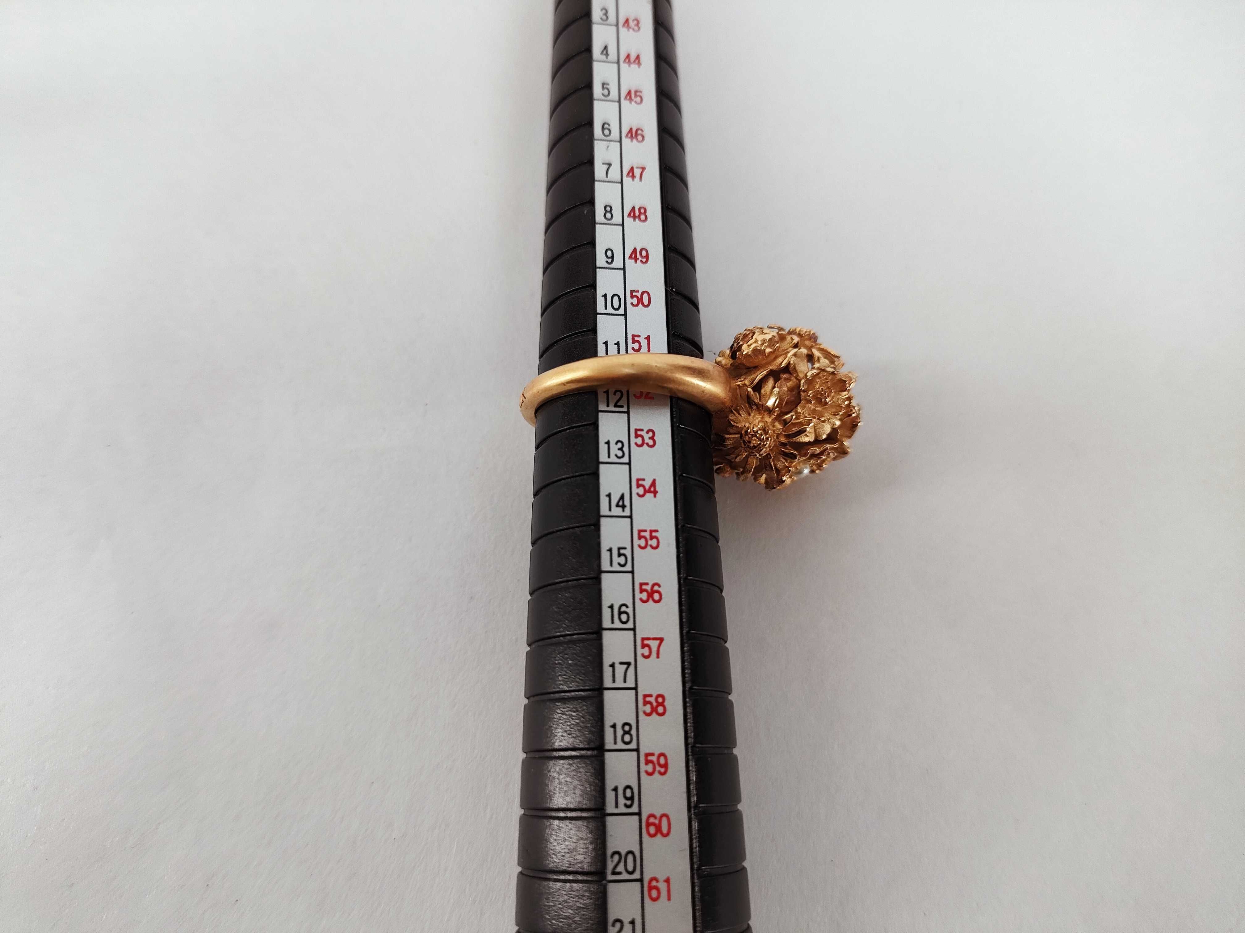 Flower Pearl Ring, Size M — view 10