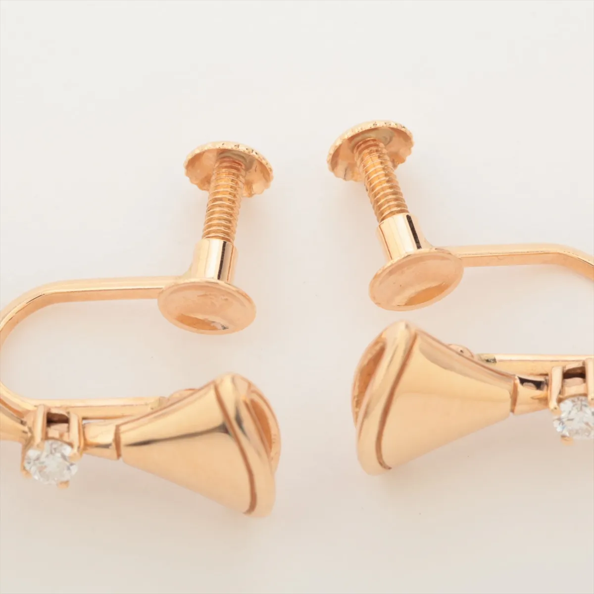 Diva Dream Shell Earrings 750 (PG) x K18 (PG) 5.2g 9CHA77 Shell — view 4