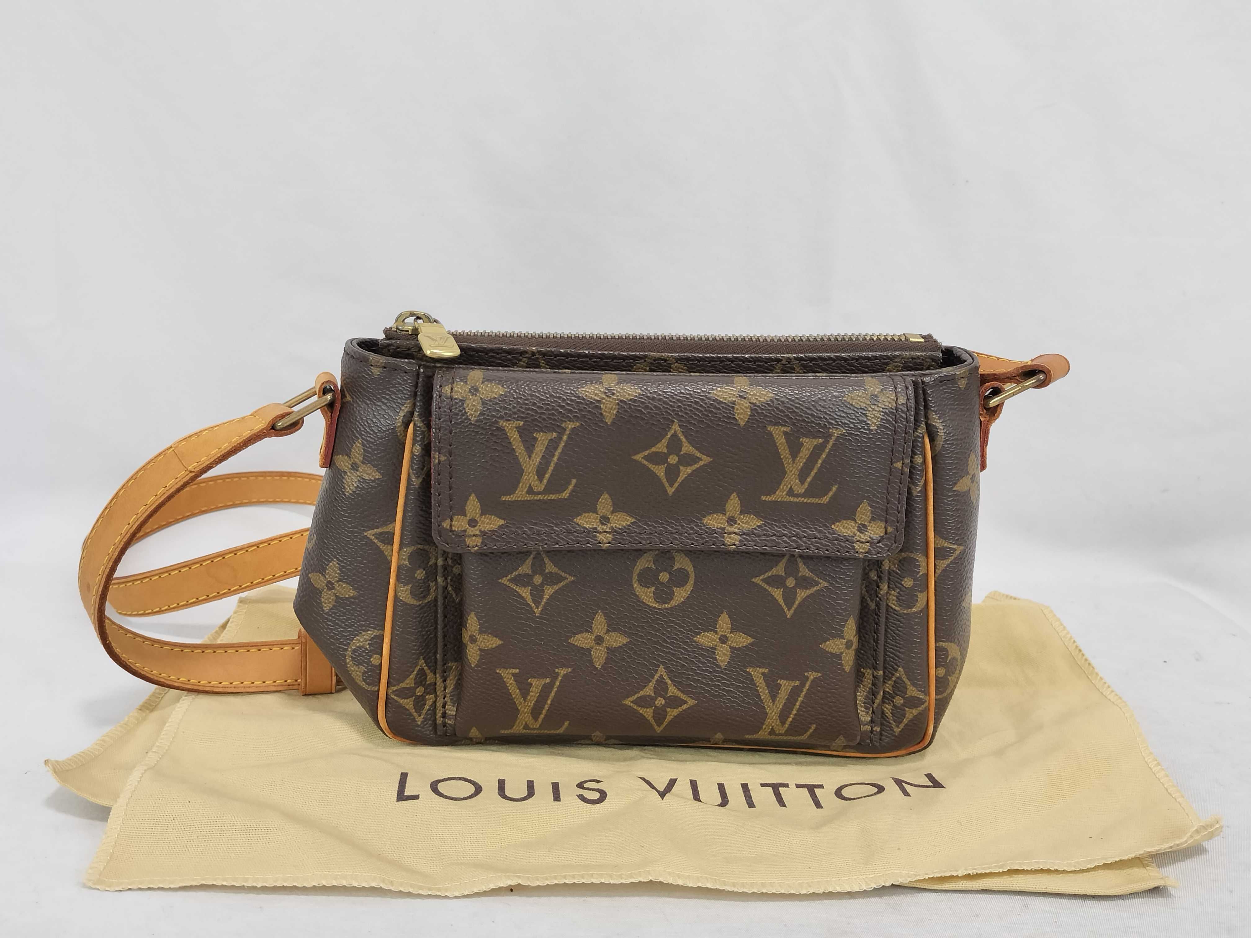 Monogram Vuitton Monogram Vivacite PM M51165 Serial number unclear Brown Shoulder Bag