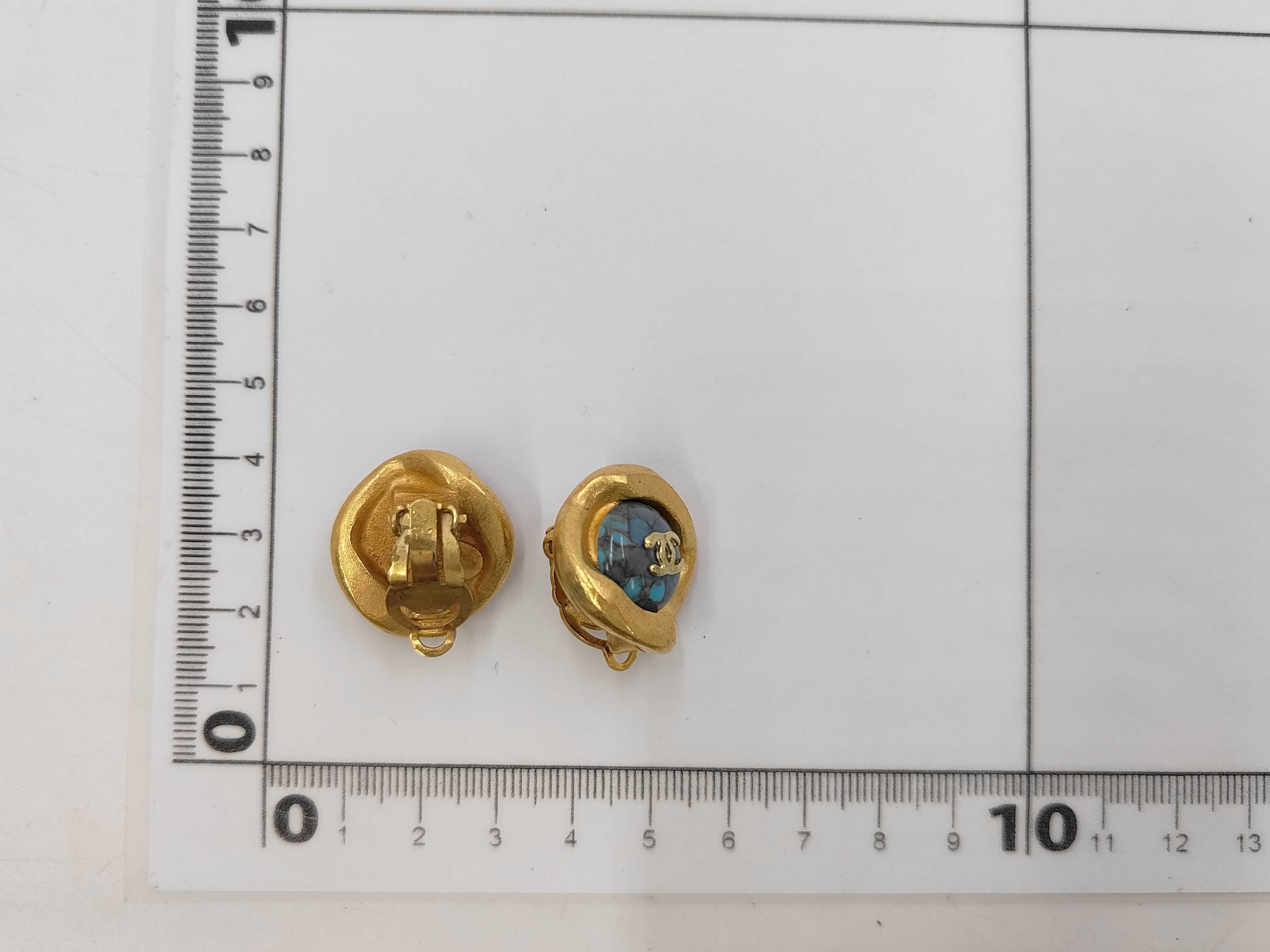 brand jewelry earrings, turquoise 93A. — view 6