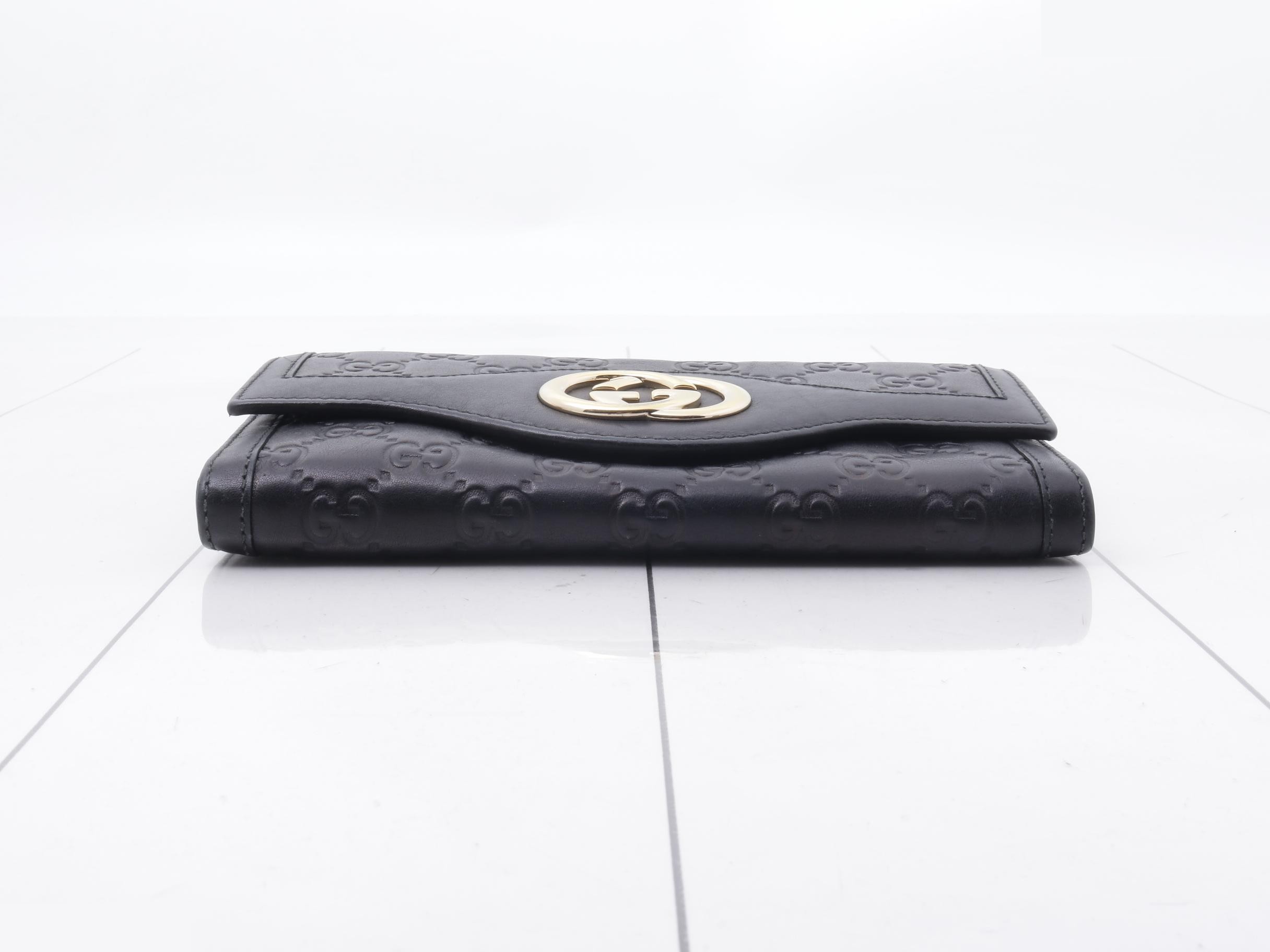 Guccissima wallet, interlocking design — view 3