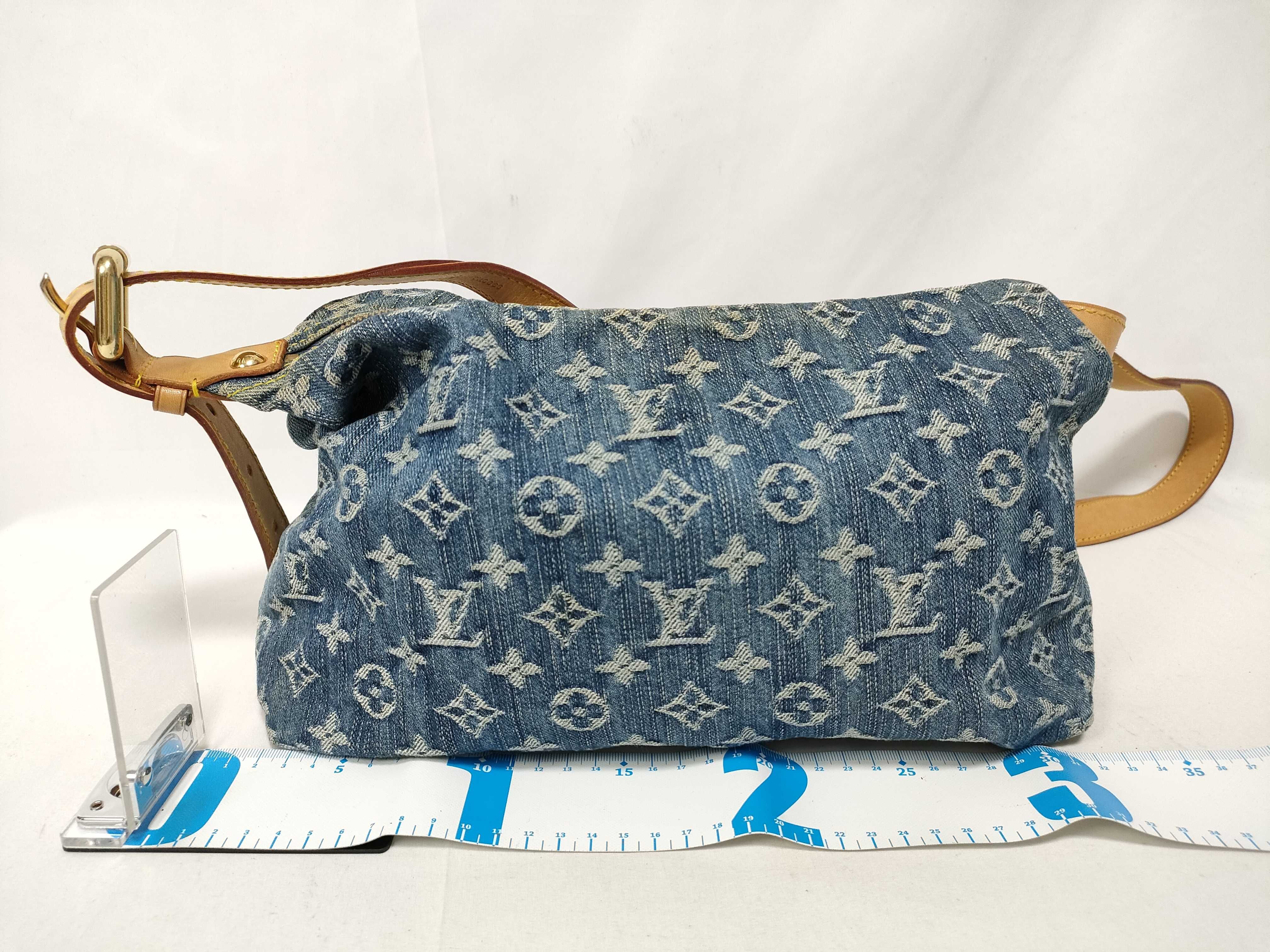 Monogram Denim Louis Vuitton Monogram Denim LV Baggy PM Shoulder Bag — view 2