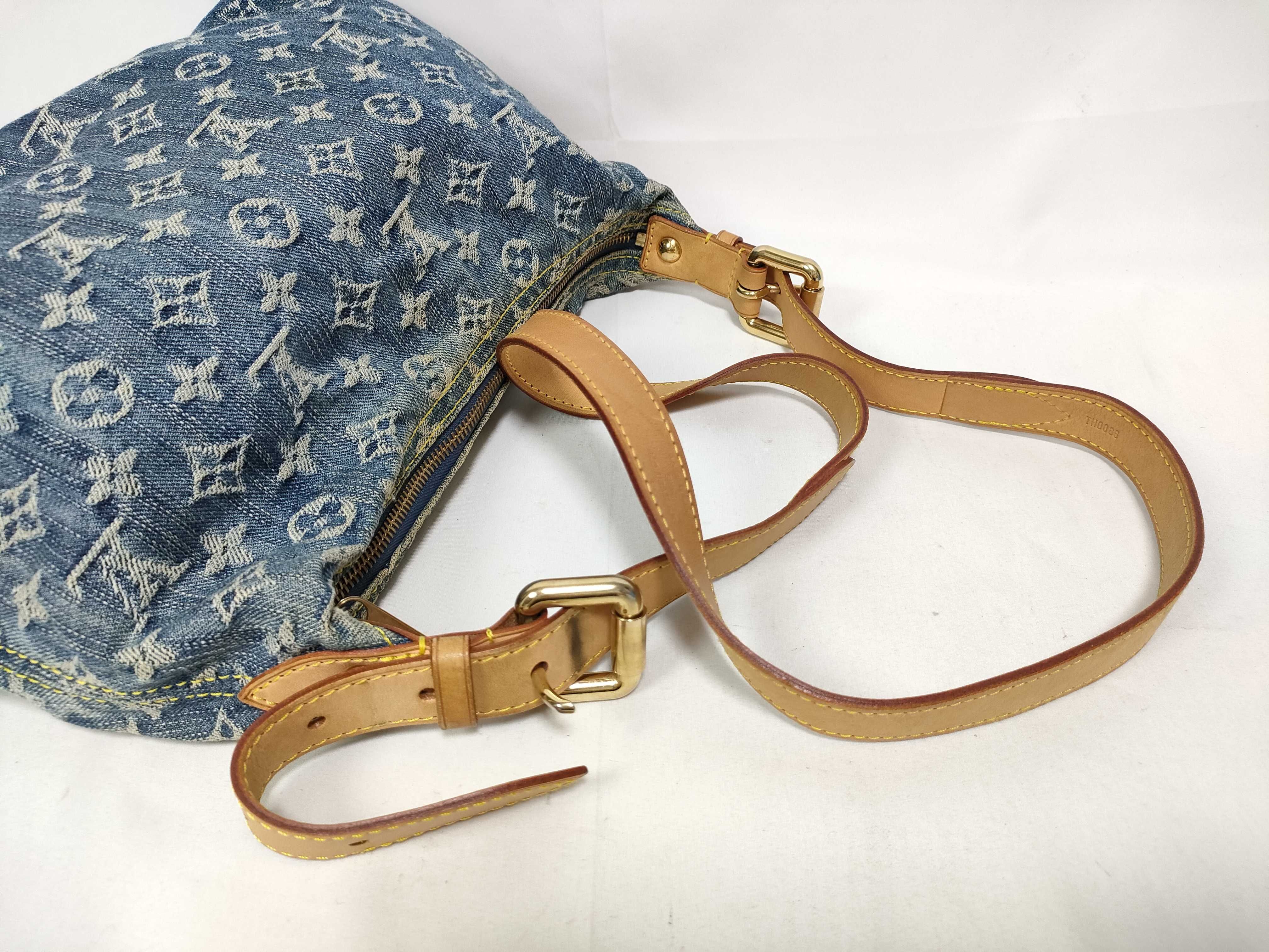 Monogram Denim Louis Vuitton Monogram Denim LV Baggy PM Shoulder Bag — view 11
