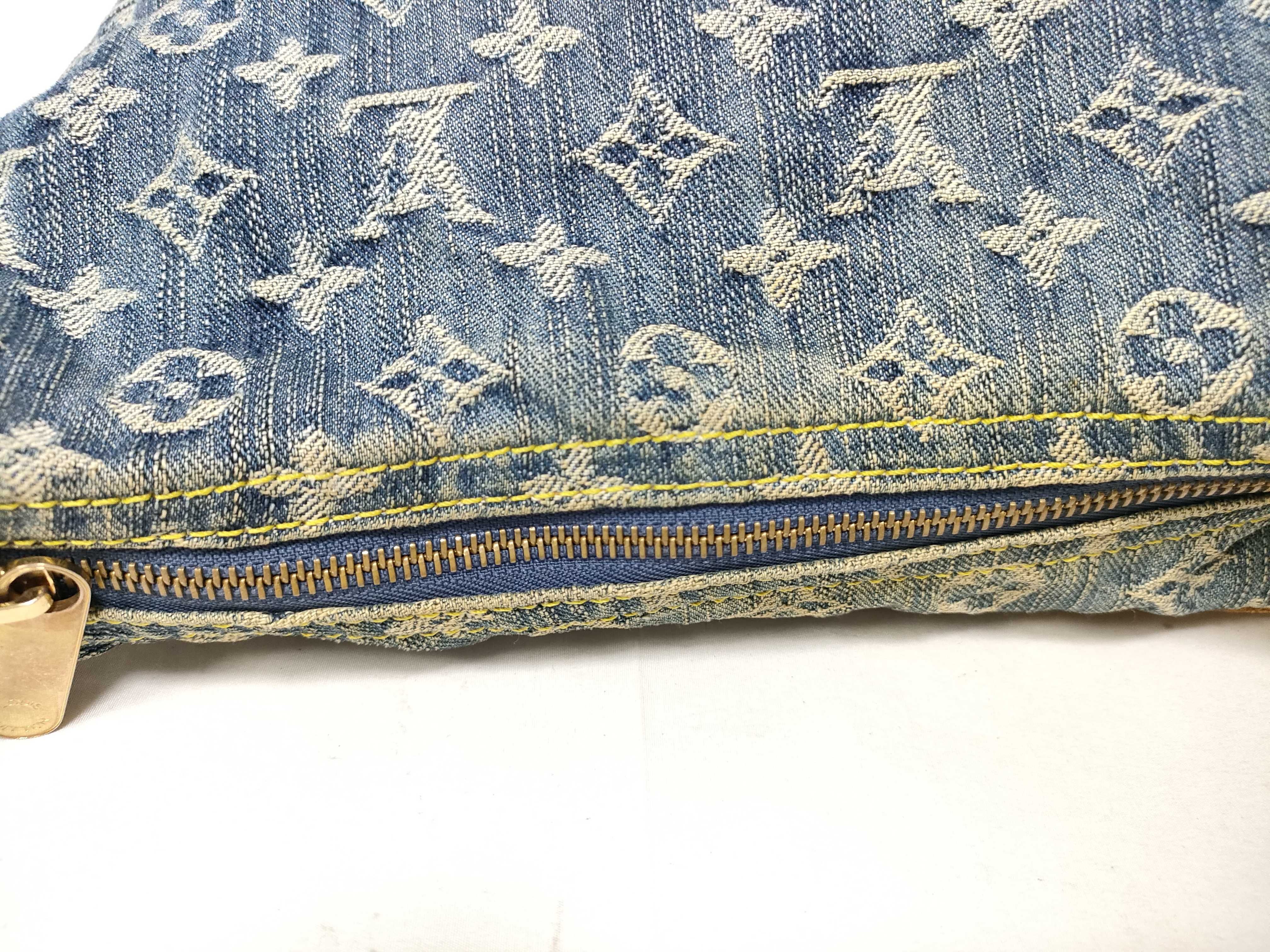 Monogram Denim Louis Vuitton Monogram Denim LV Baggy PM Shoulder Bag — view 13