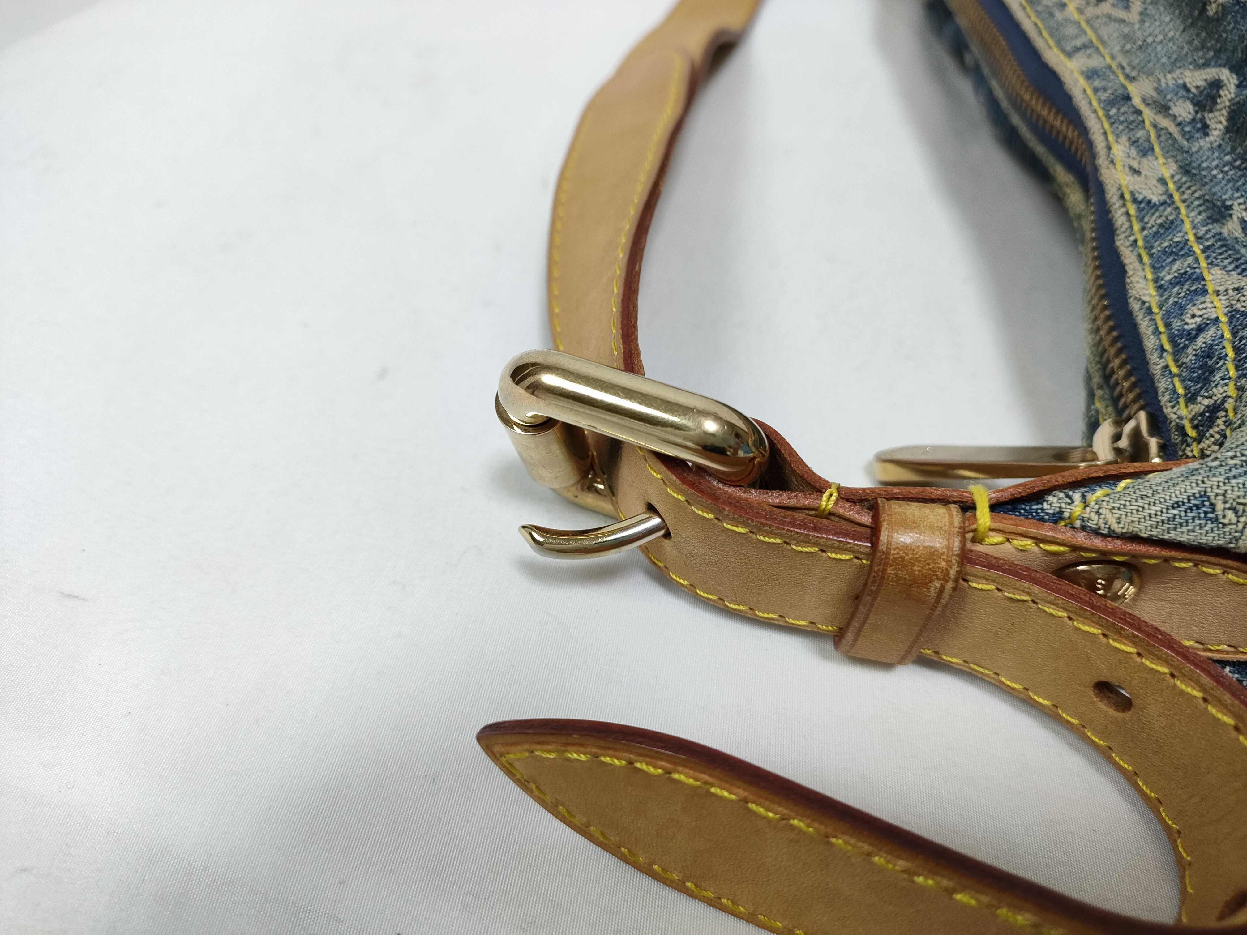 Monogram Denim Louis Vuitton Monogram Denim LV Baggy PM Shoulder Bag — view 6