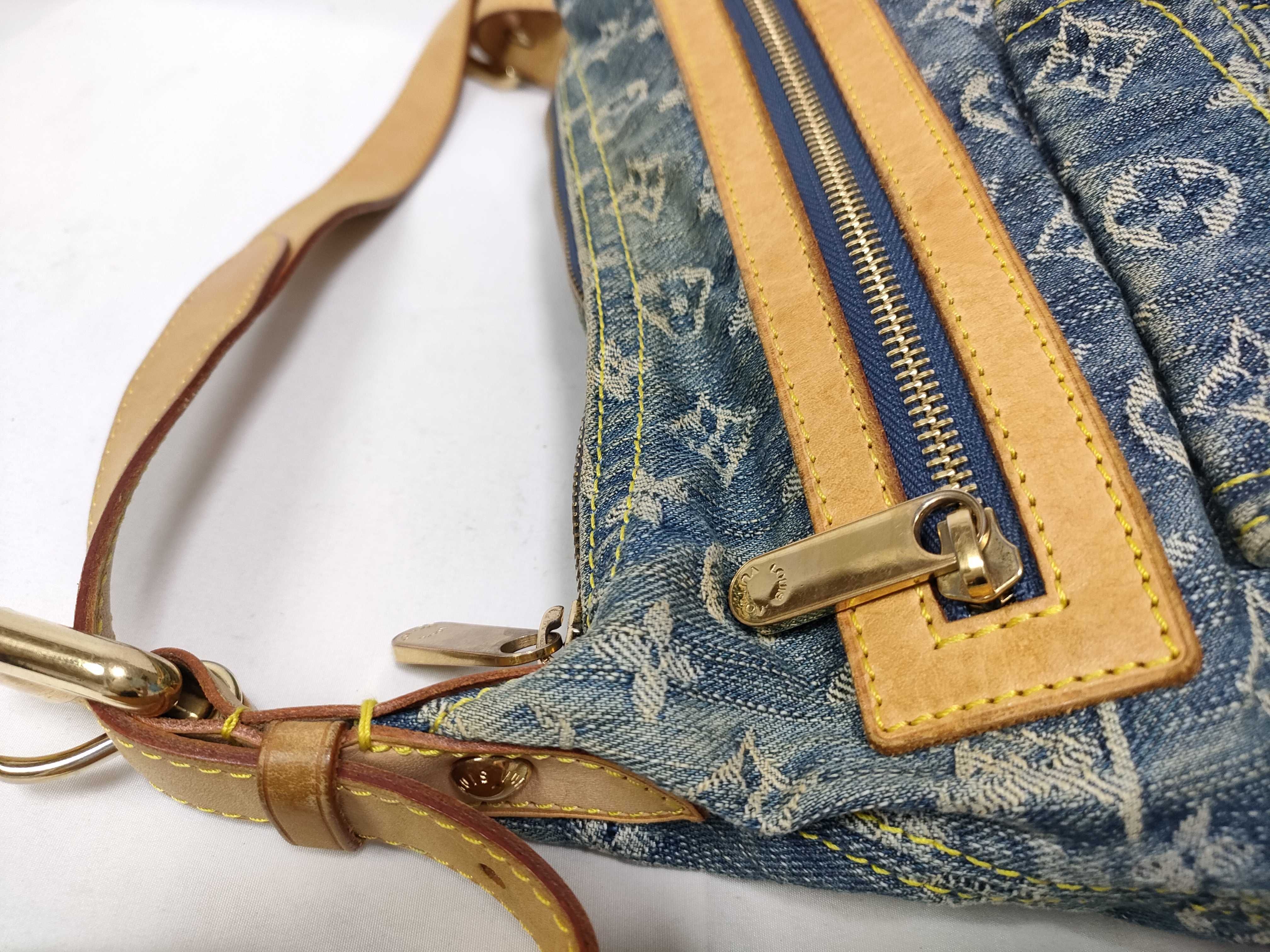 Monogram Denim Louis Vuitton Monogram Denim LV Baggy PM Shoulder Bag — view 7