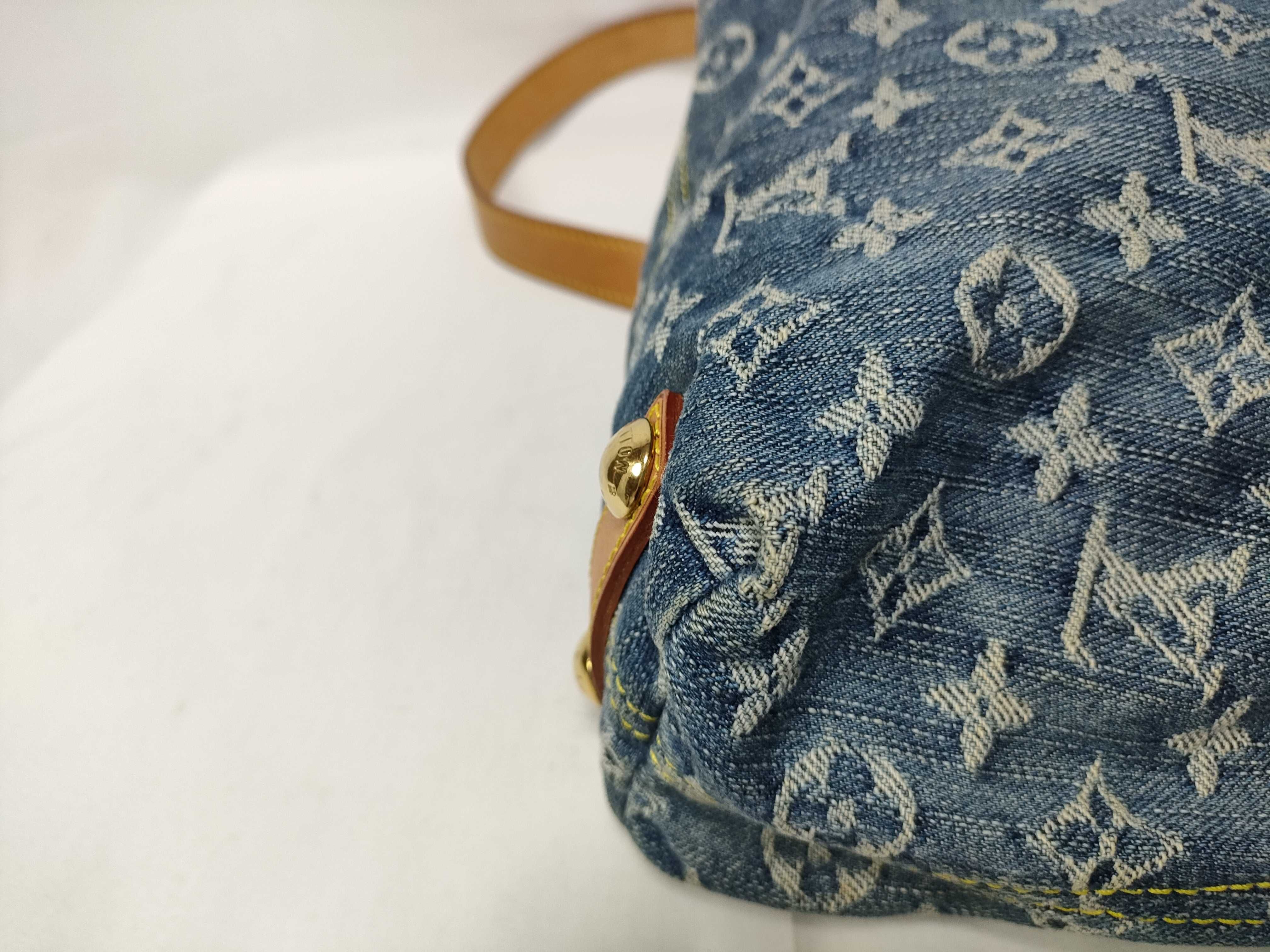 Monogram Denim Louis Vuitton Monogram Denim LV Baggy PM Shoulder Bag — view 8