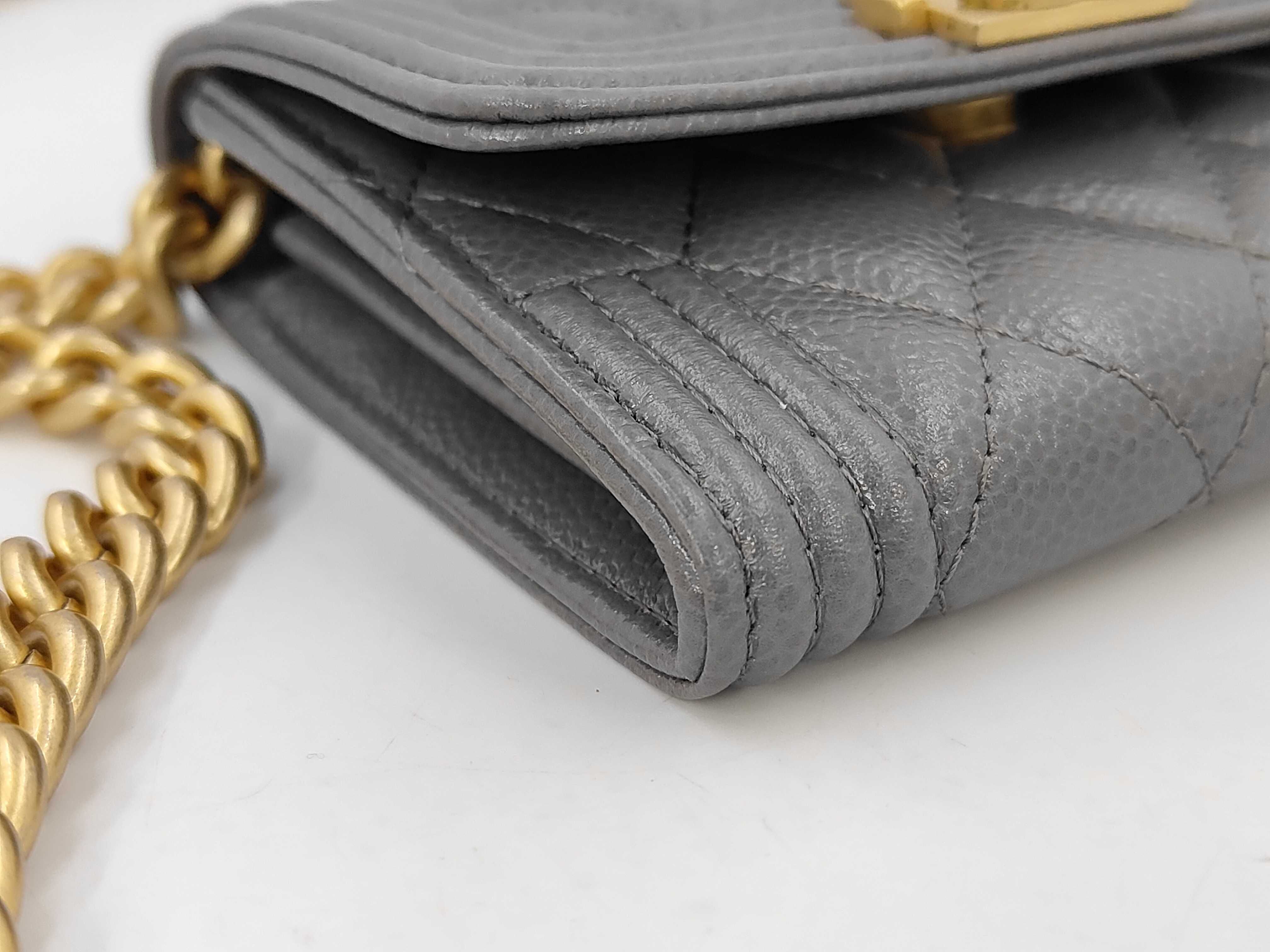 Matelassé Chain Coin Purse Shoulder Bag — view 7