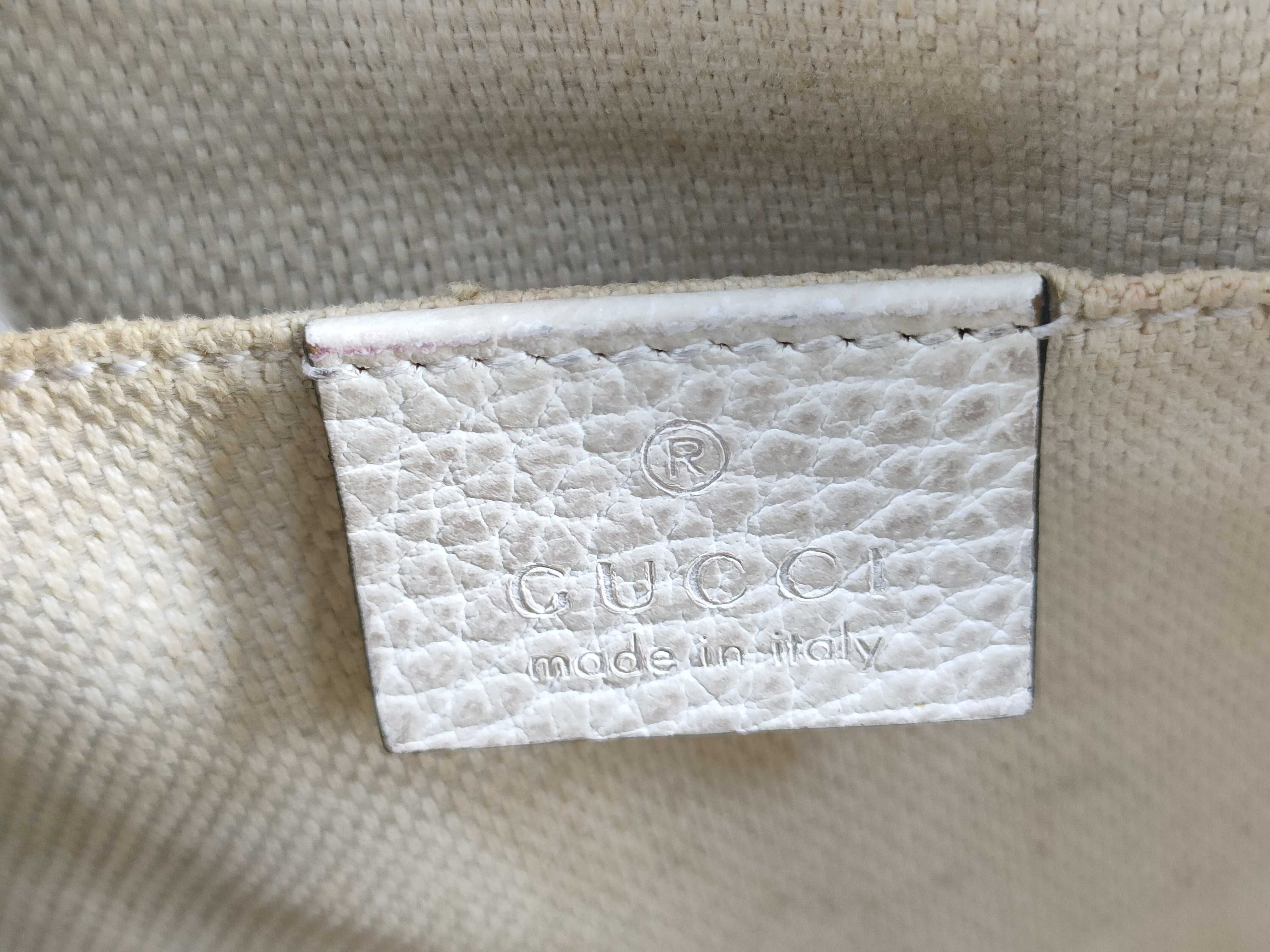 SG- Soho Leather Shoulder bag navy x white 431567 Shoulder bag — view 11