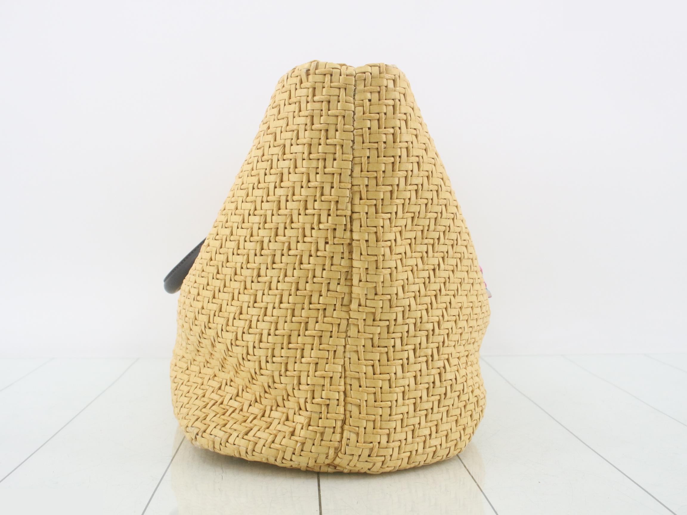 Raffia tote bag — view 4