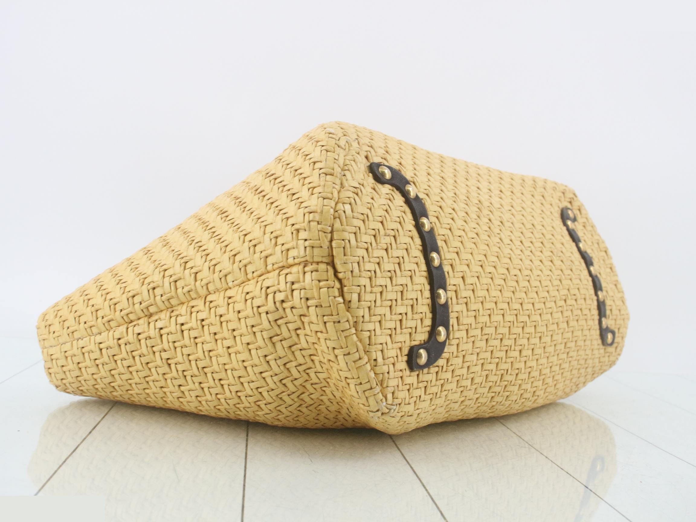Raffia tote bag — view 5