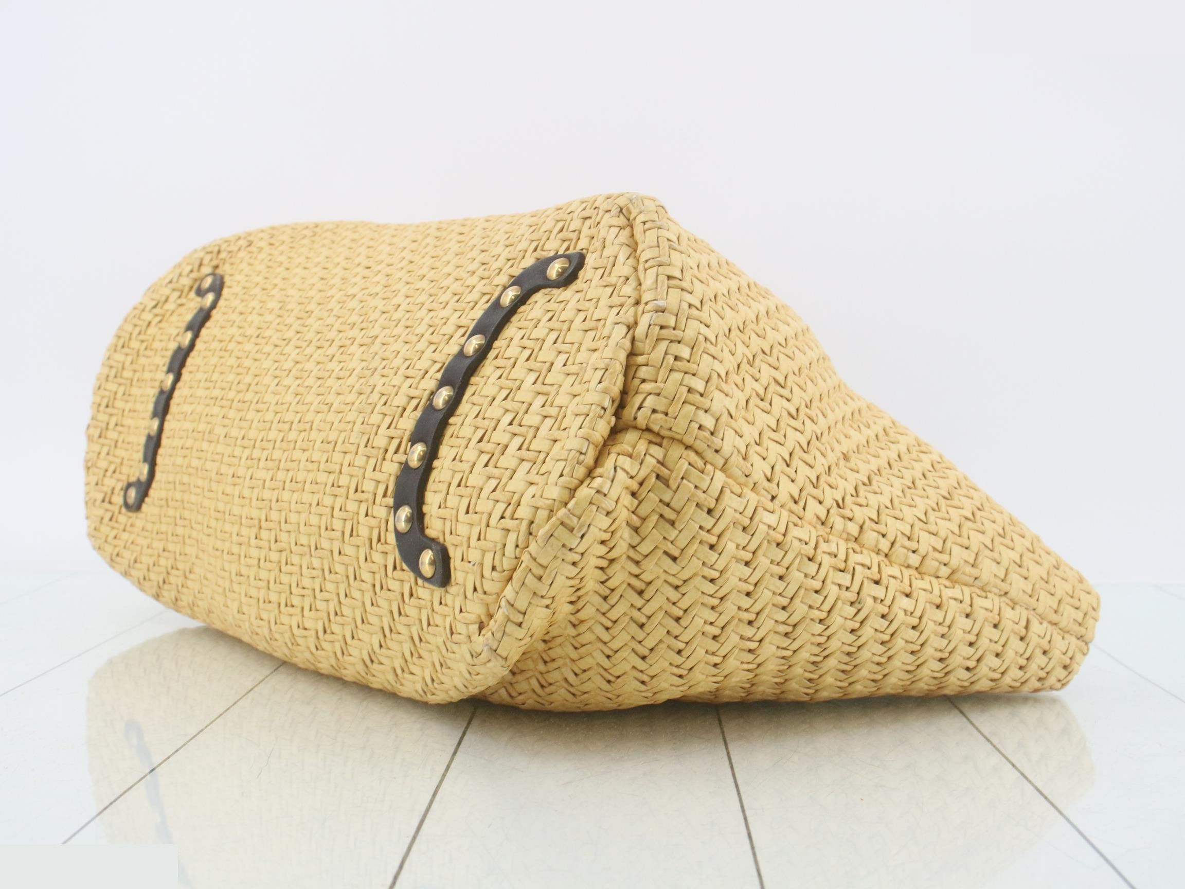 Raffia tote bag — view 6