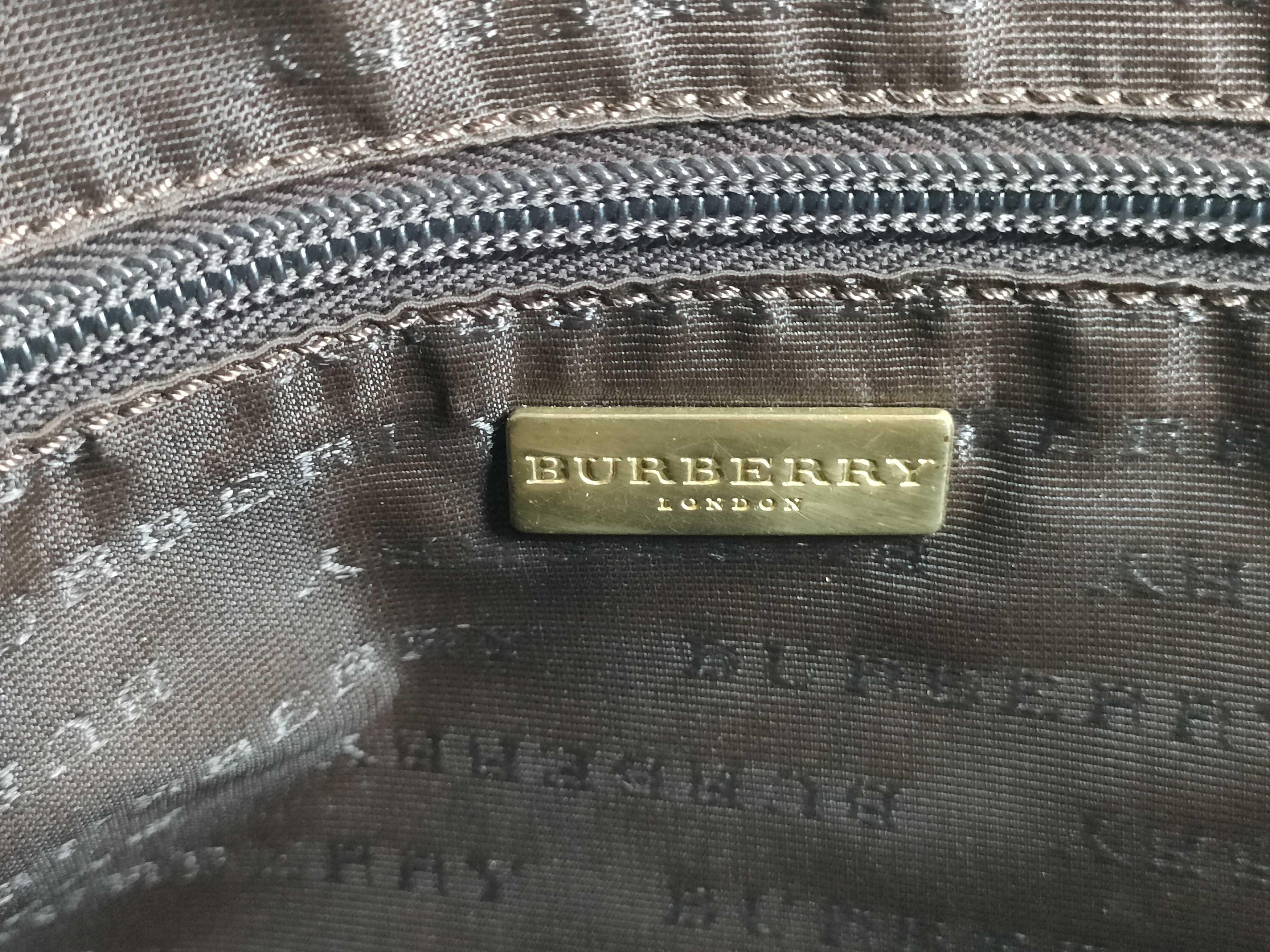 Nova Check Leather Tote Bag — view 12