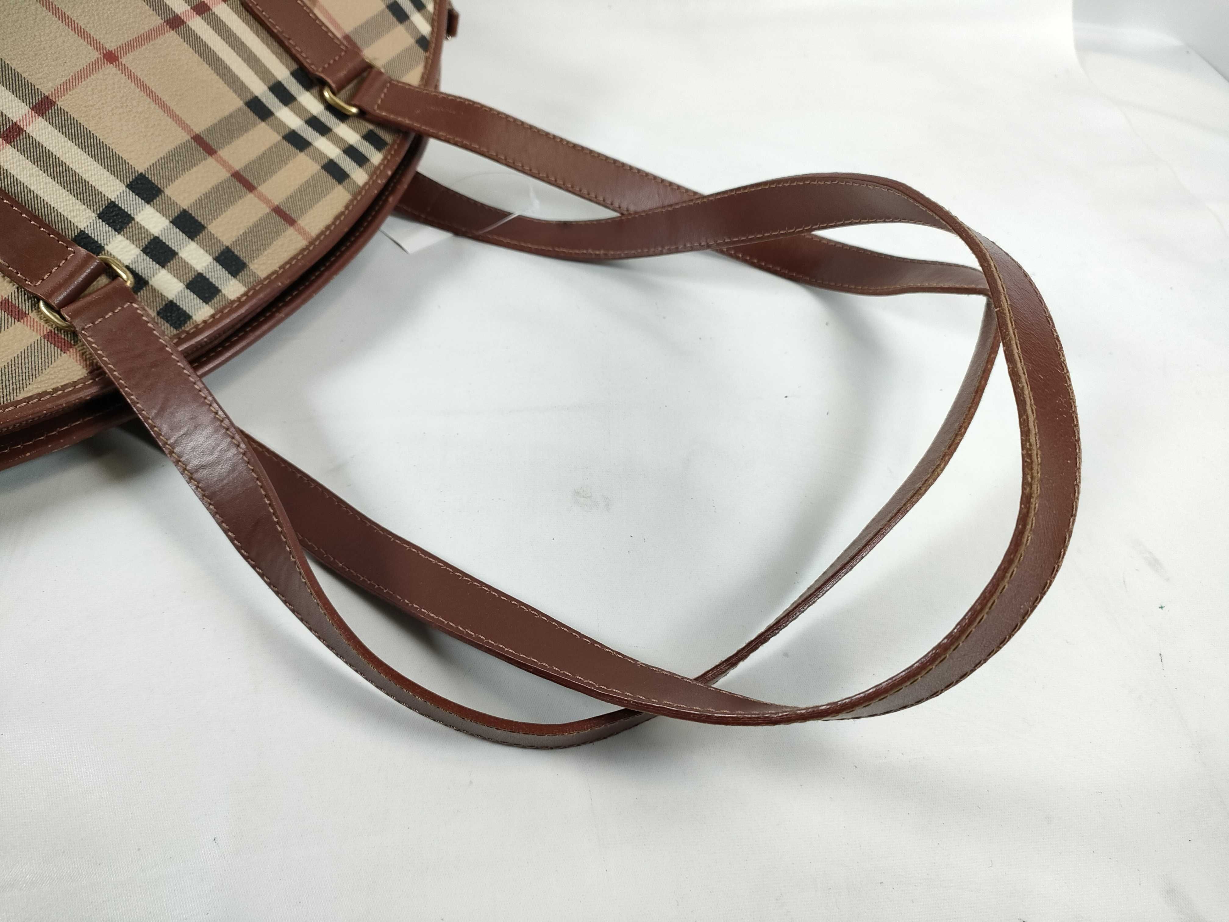 Nova Check Leather Tote Bag — view 3