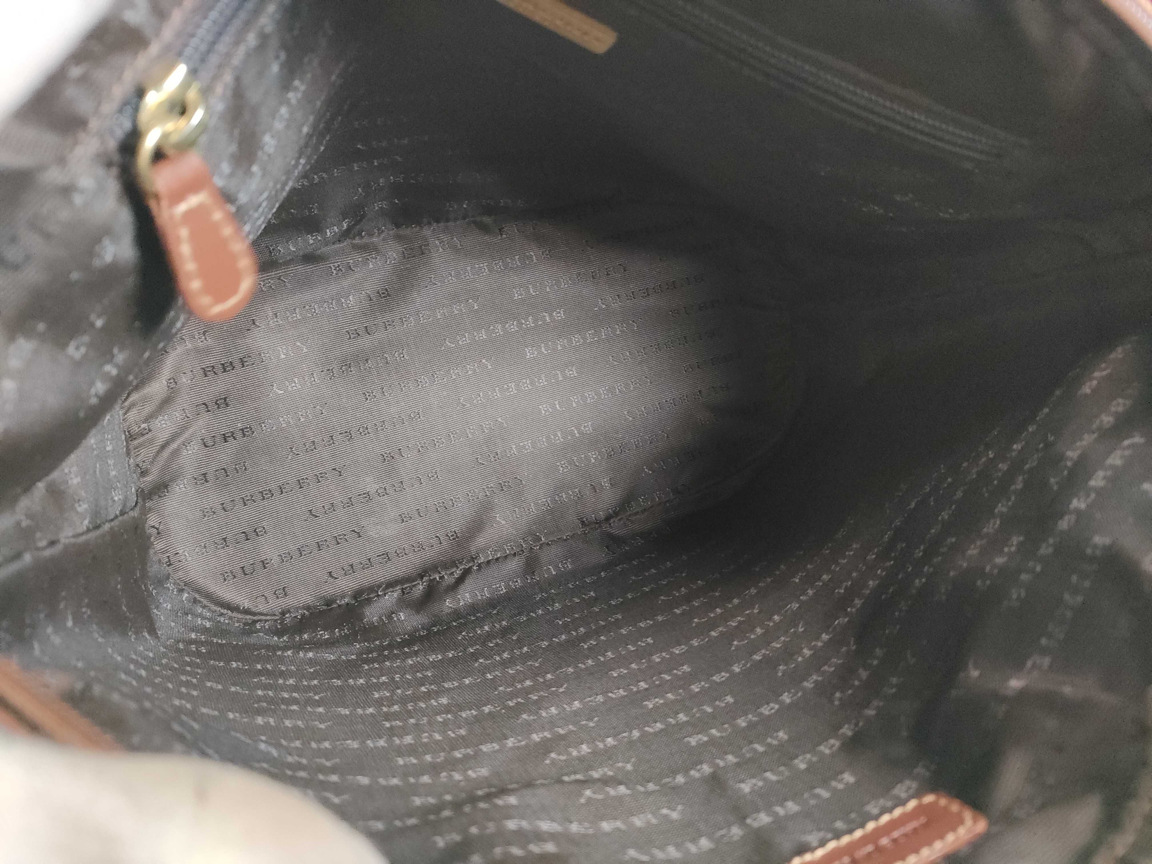 Nova Check Leather Tote Bag — view 10