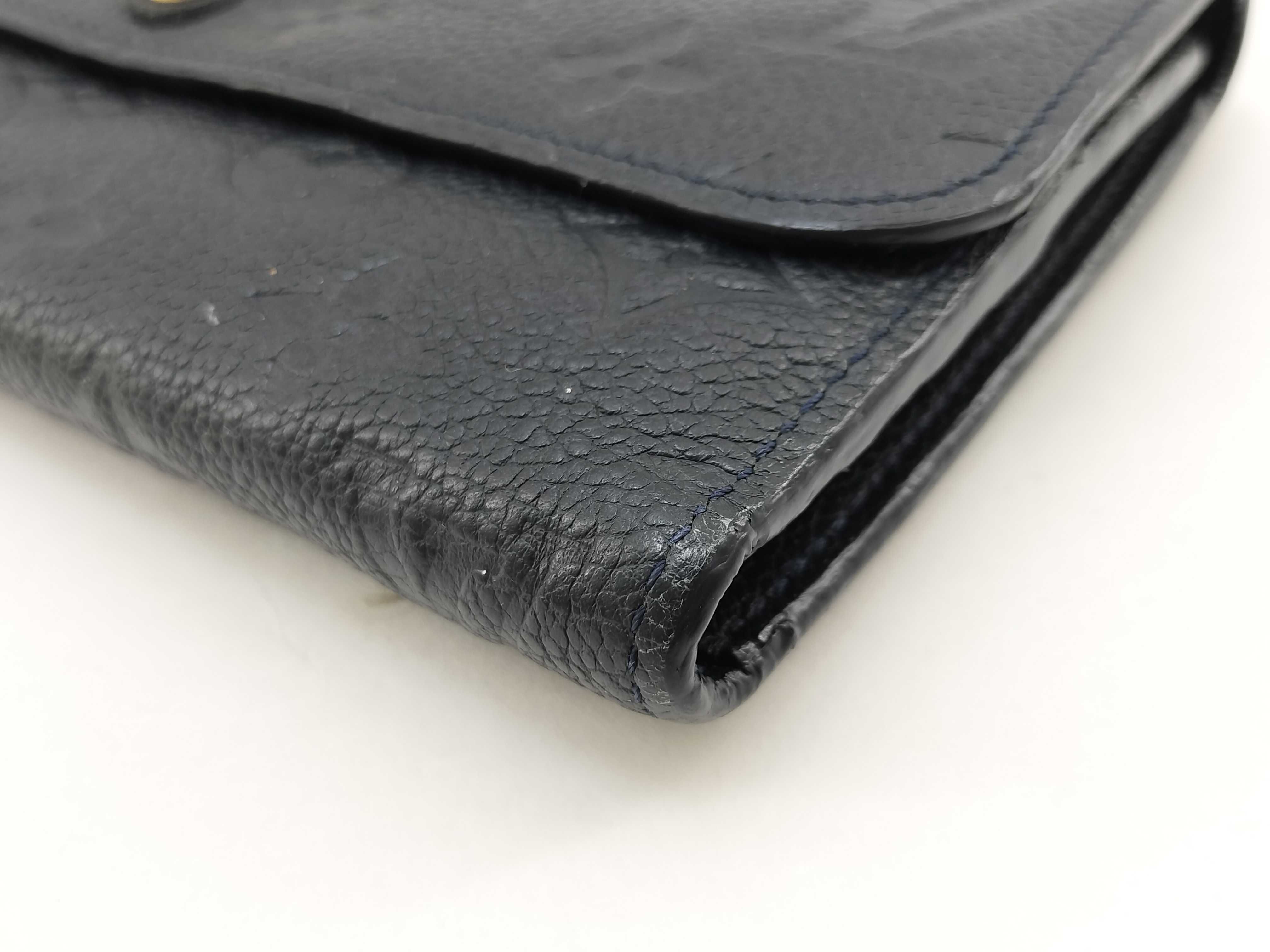 Monogram Empreinte Louis Vuitton Empreinte Leather Tri-fold Long Wallet with Serial Number, Box, and Wallet — view 4
