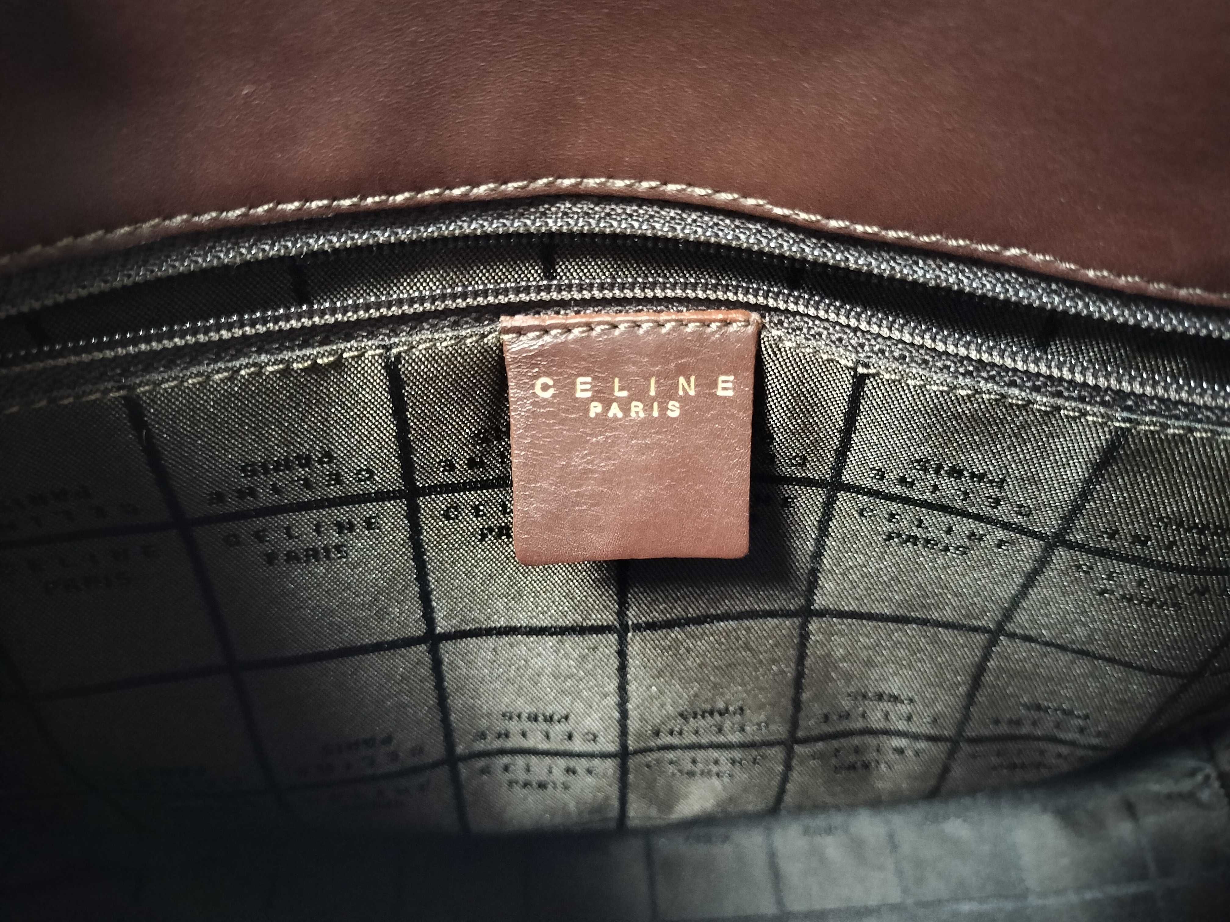 calfskin tote bag, handle stains. — view 12