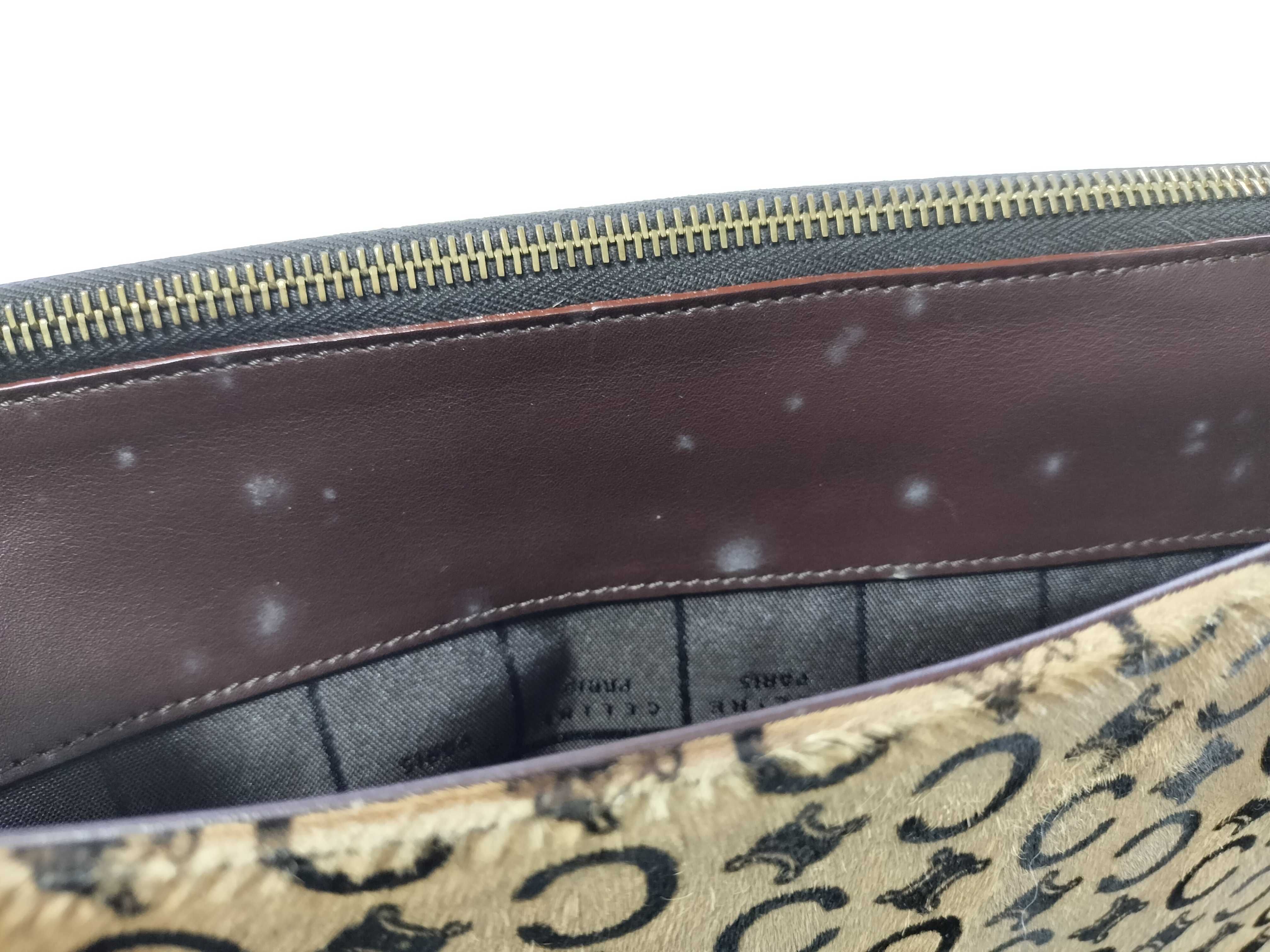 calfskin tote bag, handle stains. — view 14