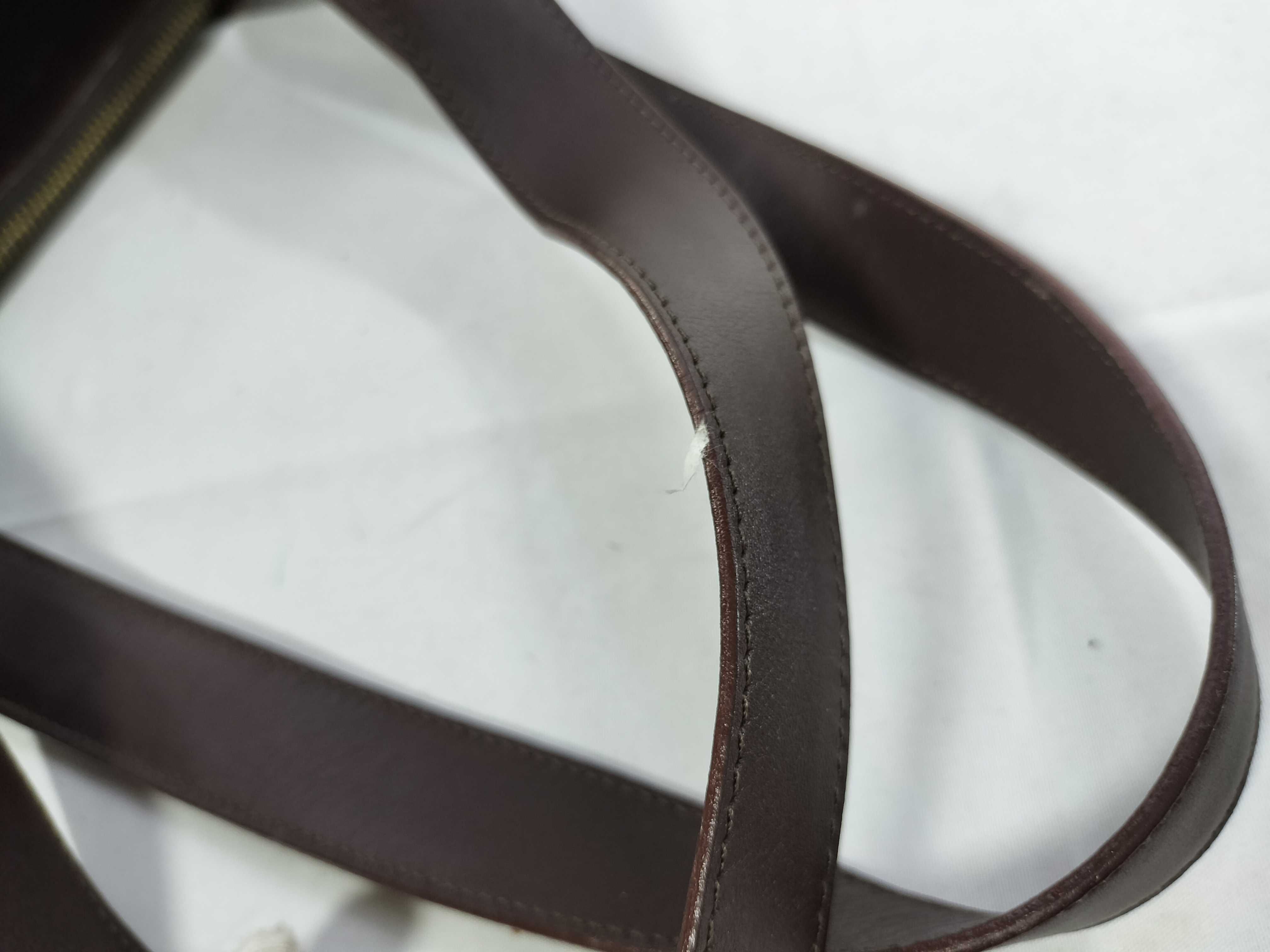 calfskin tote bag, handle stains. — view 4