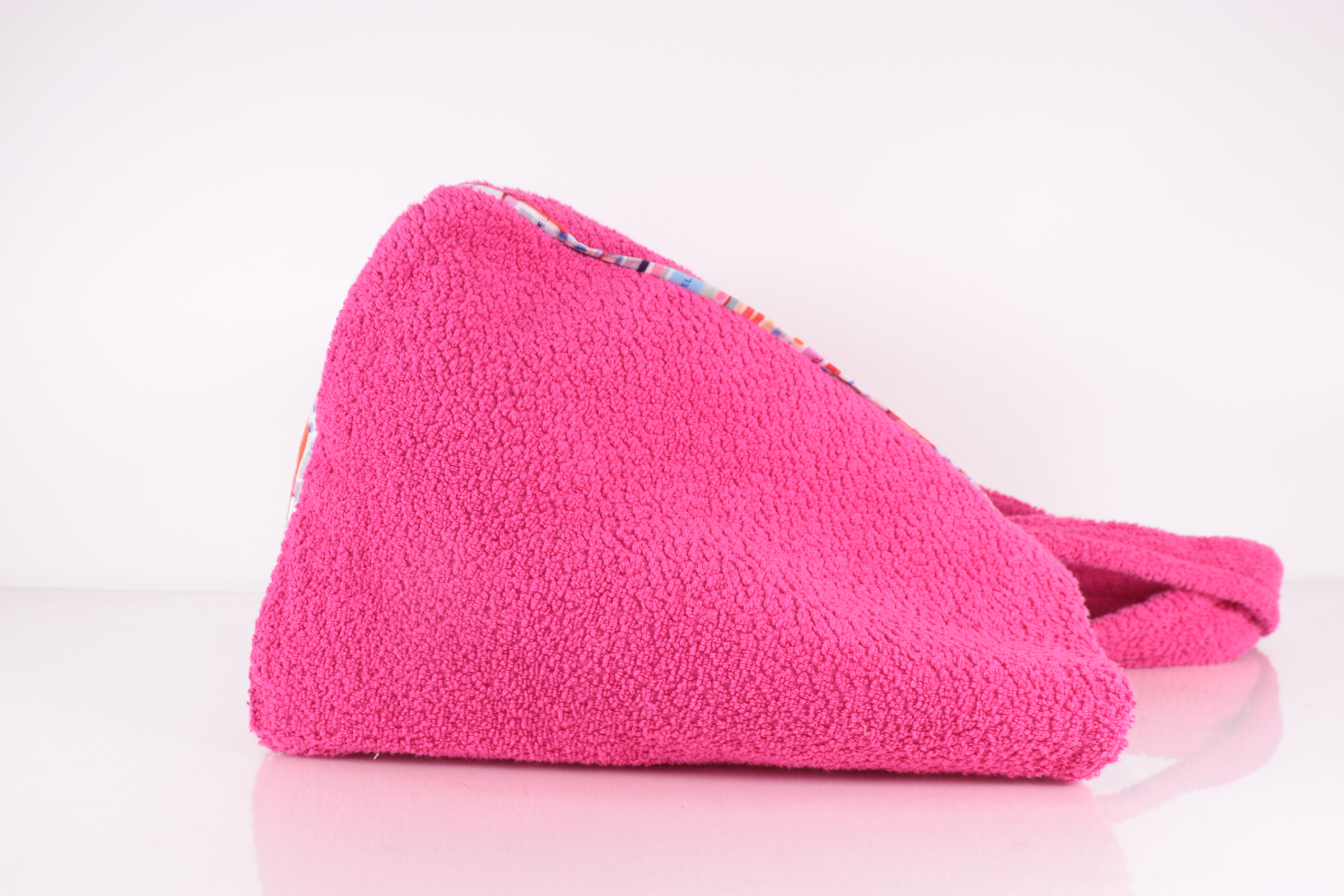 Coco Beach terrycloth tote bag, pink tote bag — view 4