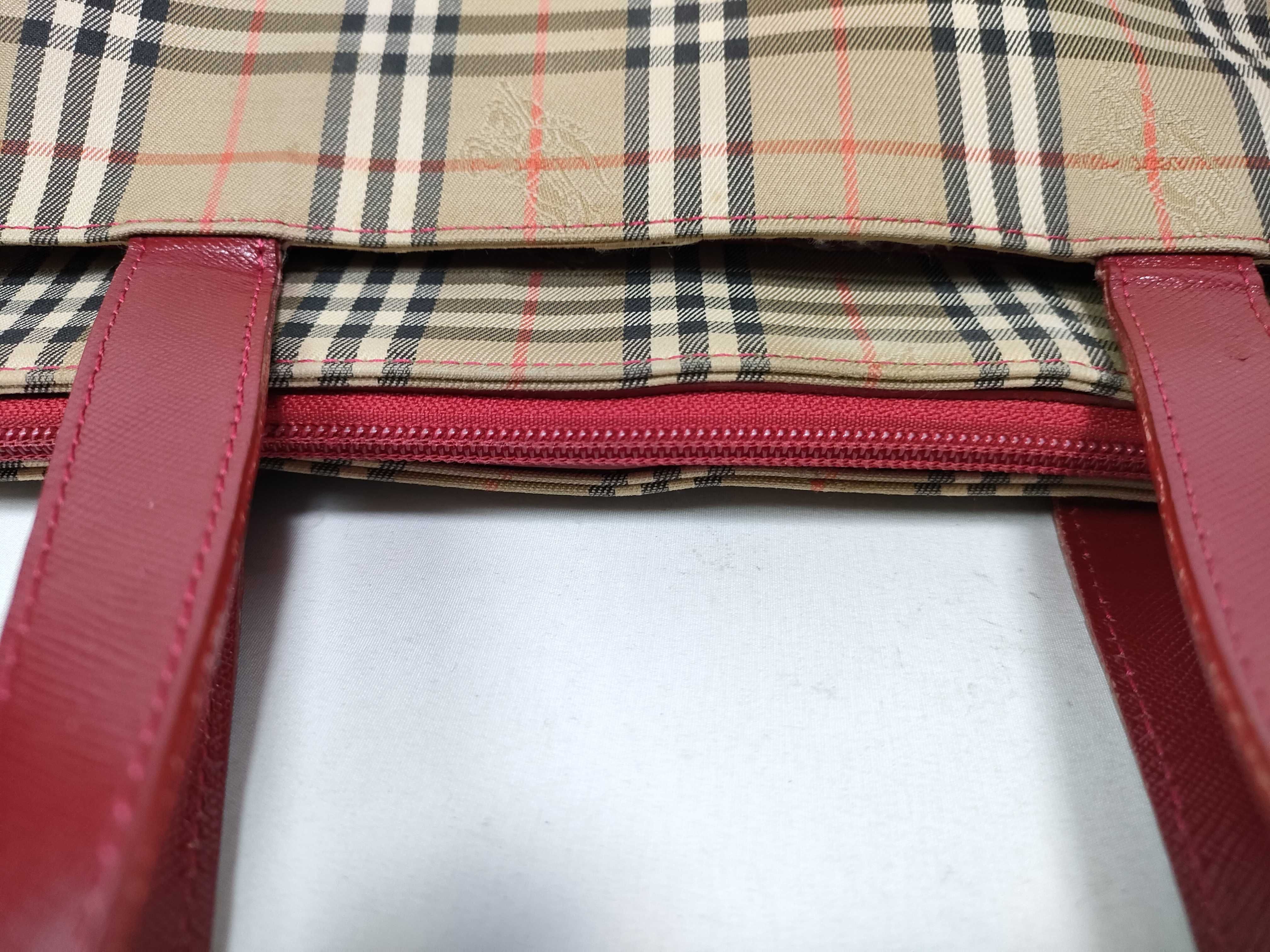 Nova Check Leather Charm Embossed Handbag — view 13