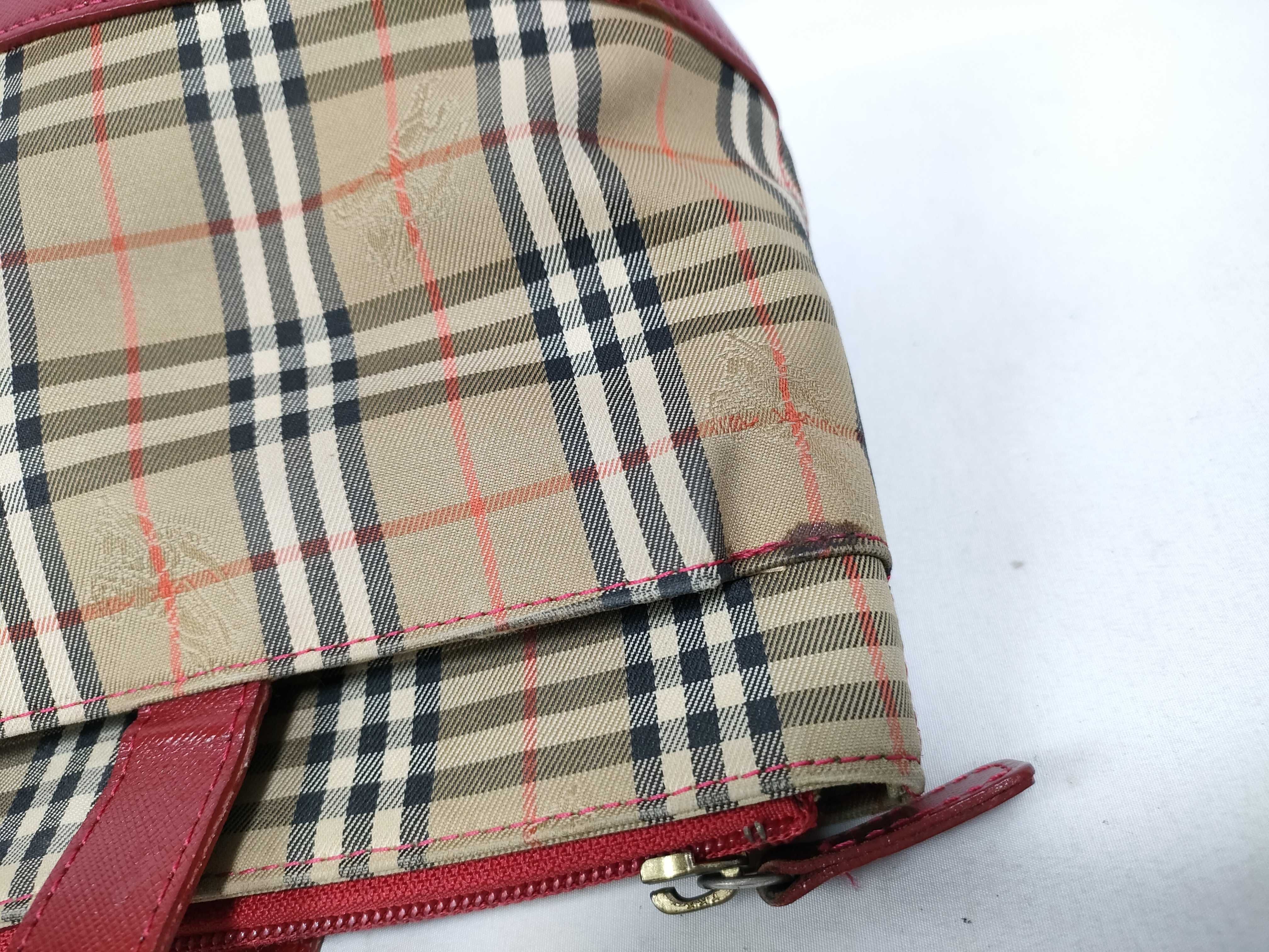 Nova Check Leather Charm Embossed Handbag — view 14
