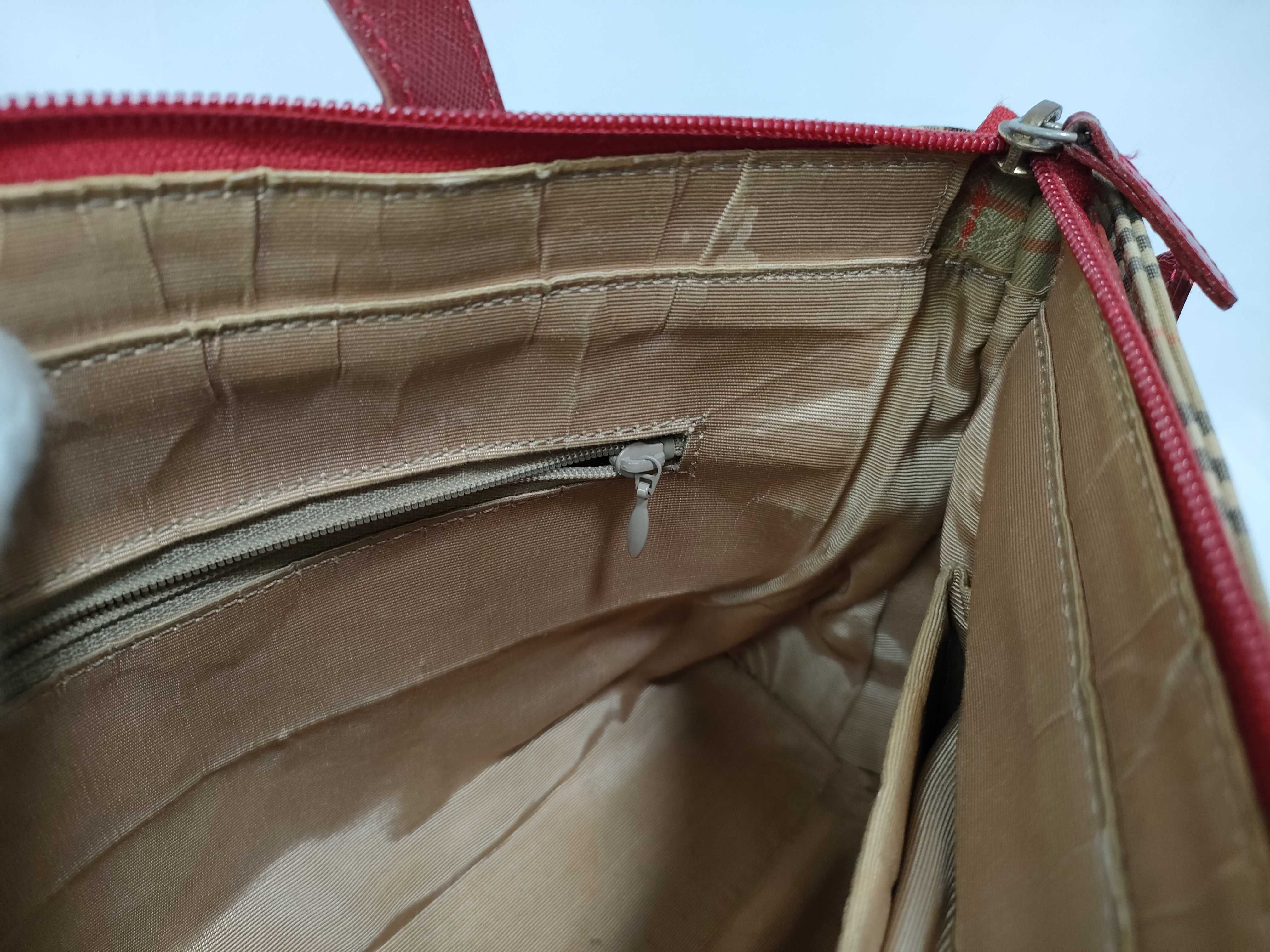 Nova Check Leather Charm Embossed Handbag — view 15
