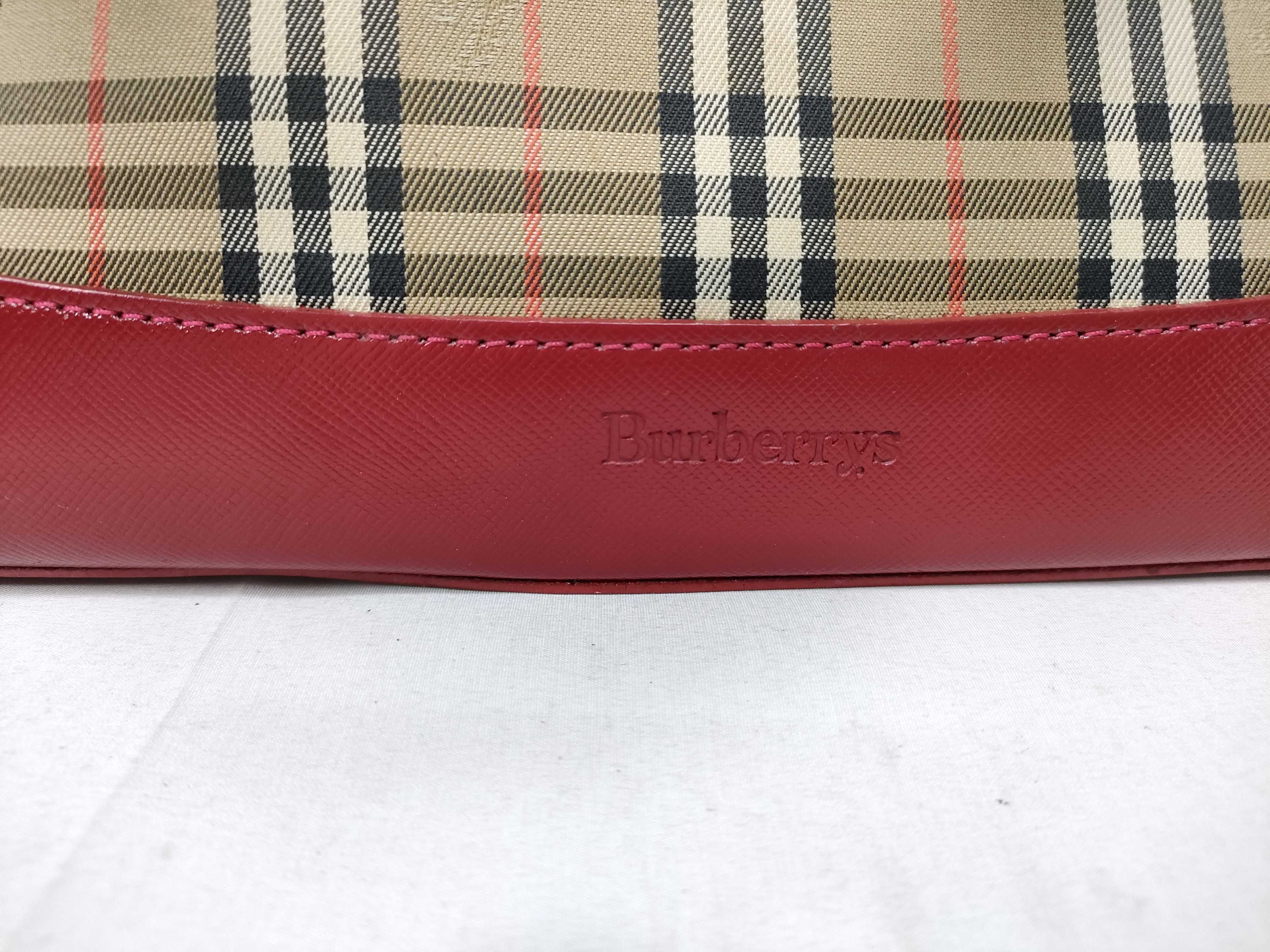 Nova Check Leather Charm Embossed Handbag — view 8