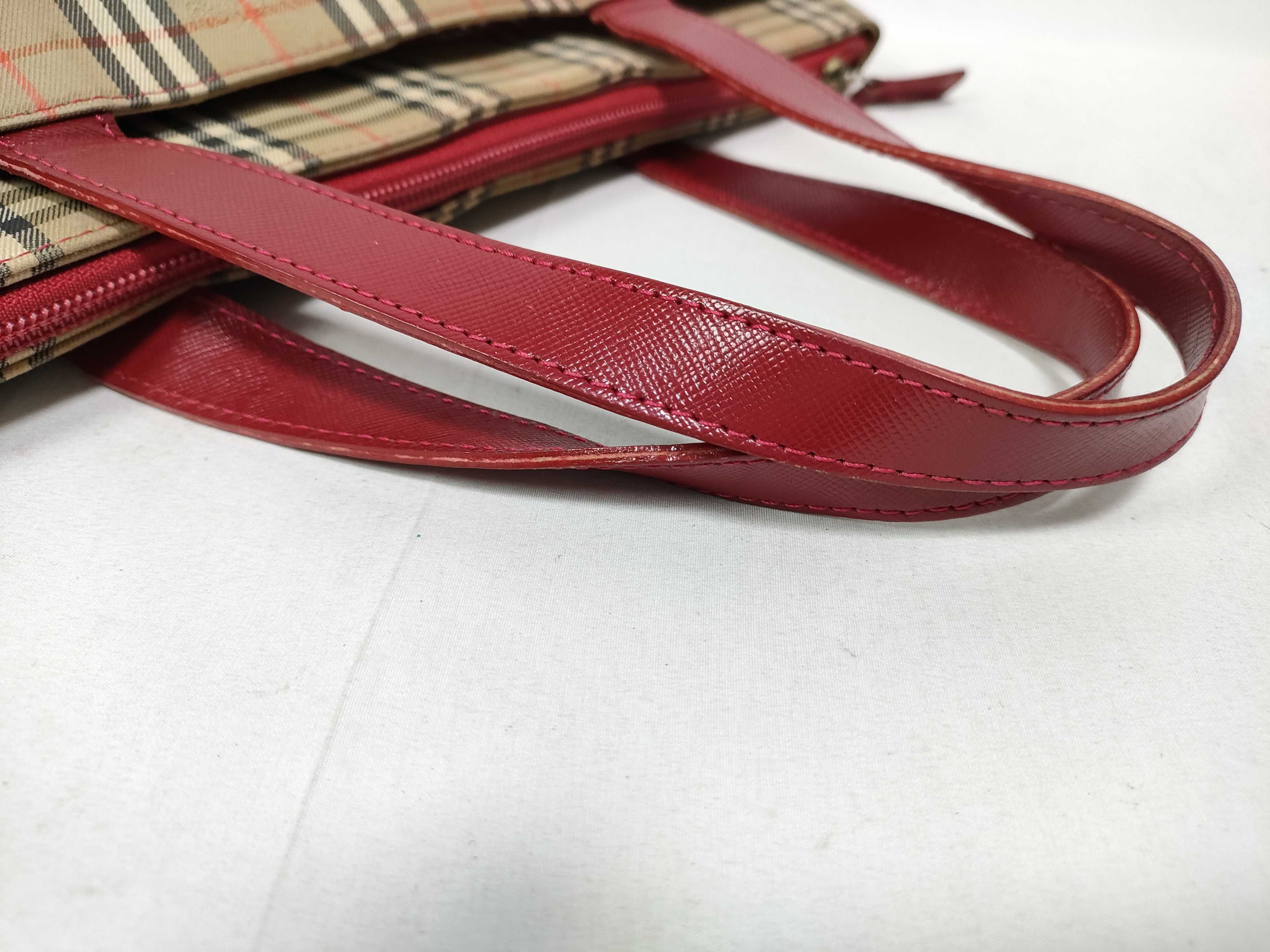 Nova Check Leather Charm Embossed Handbag — view 9