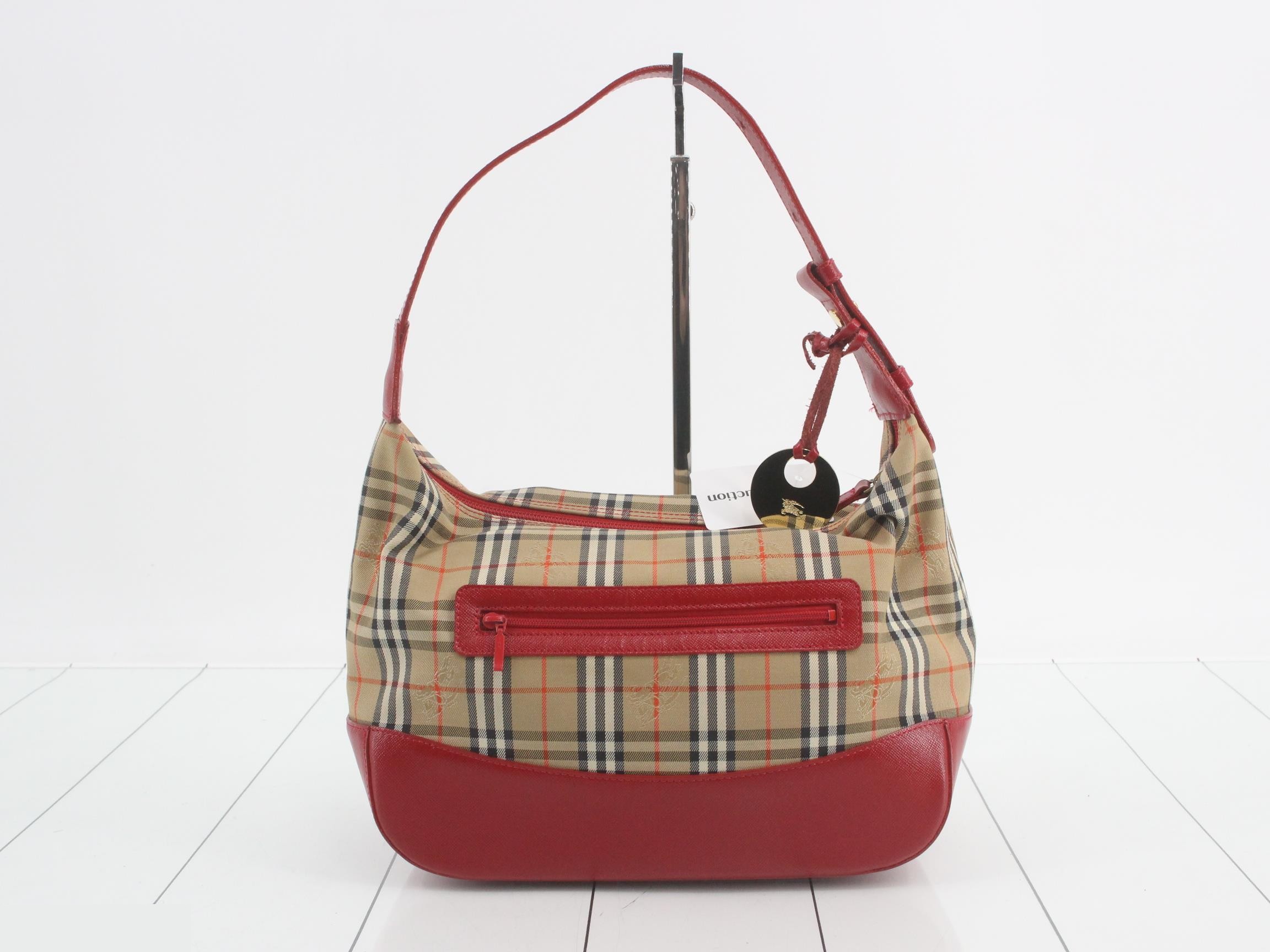 Burberrys Nova Check One-Shoulder Bag — view 2