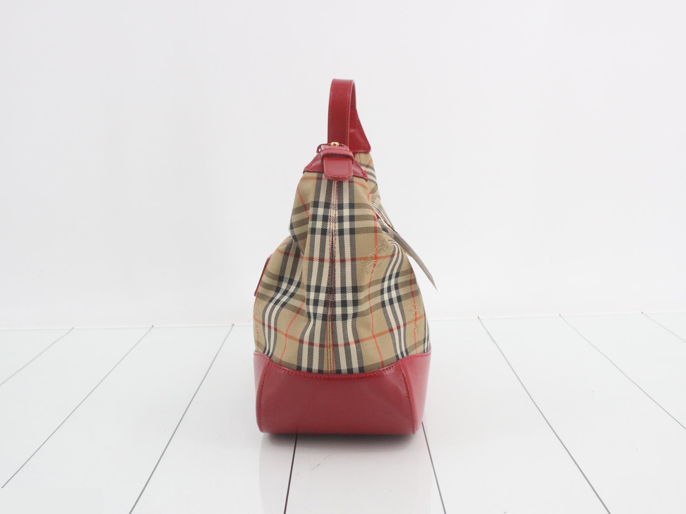 Burberrys Nova Check One-Shoulder Bag — view 4