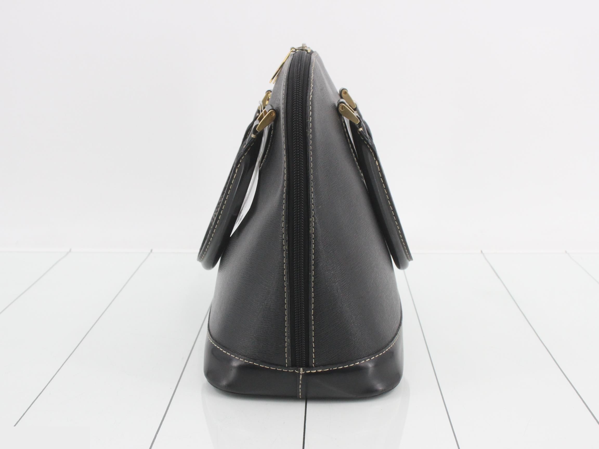 Leather Nova Check Dome-Shaped Bag/Handbag — view 3