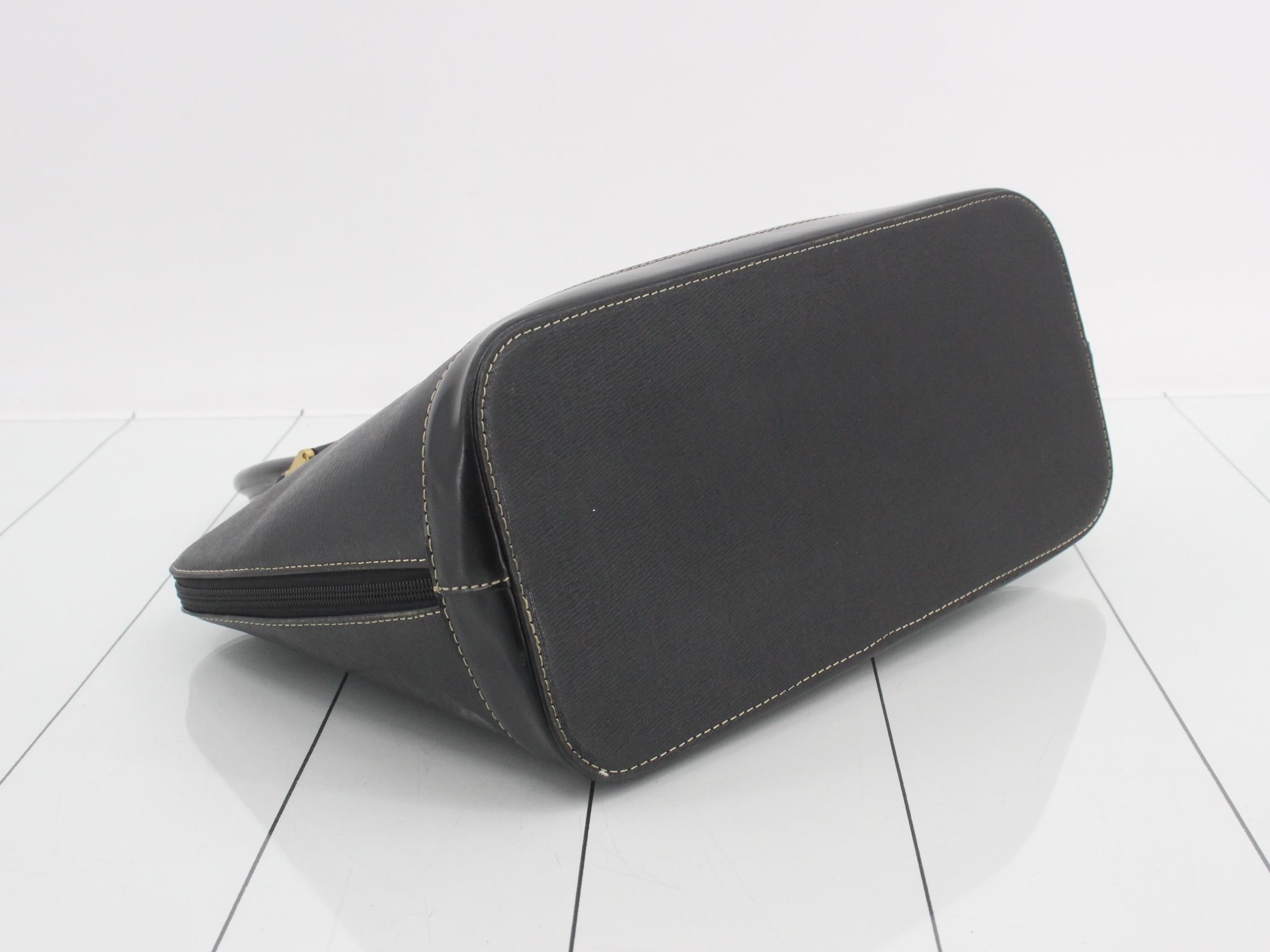 Leather Nova Check Dome-Shaped Bag/Handbag — view 5