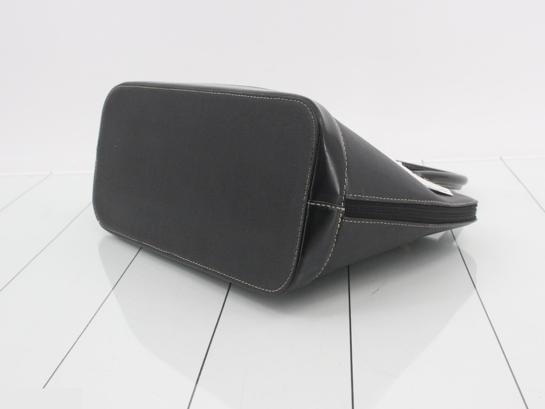 Leather Nova Check Dome-Shaped Bag/Handbag — view 6