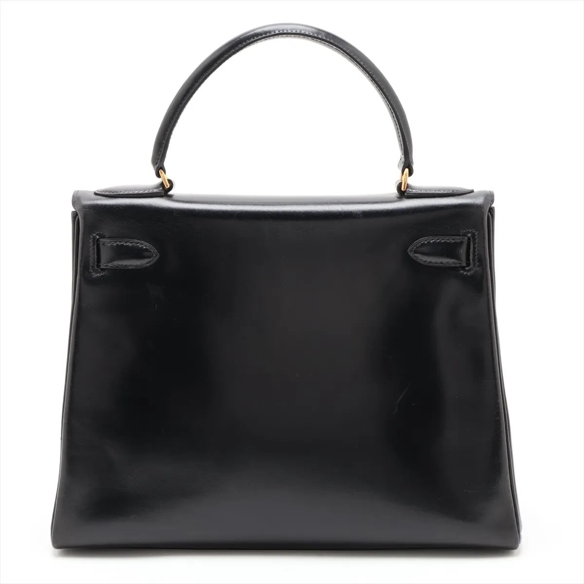 [Individually packaged] Hermes Kelly 28 Letournée Box Calf Black Gold Hardware K: 1981 — view 2