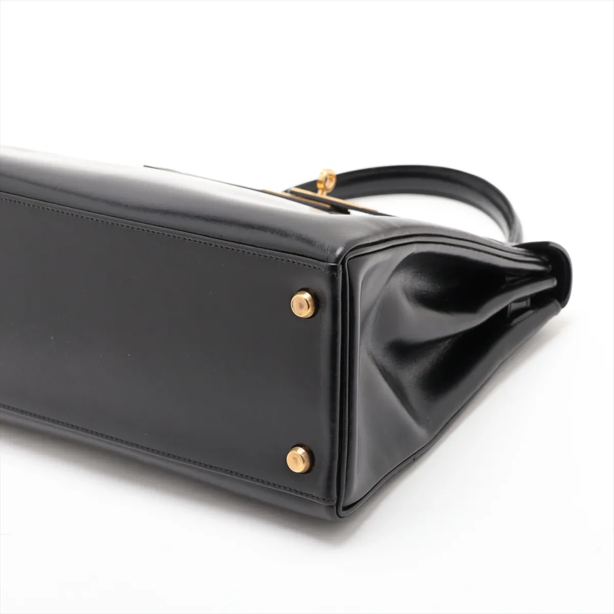 [Individually packaged] Hermes Kelly 28 Letournée Box Calf Black Gold Hardware K: 1981 — view 3