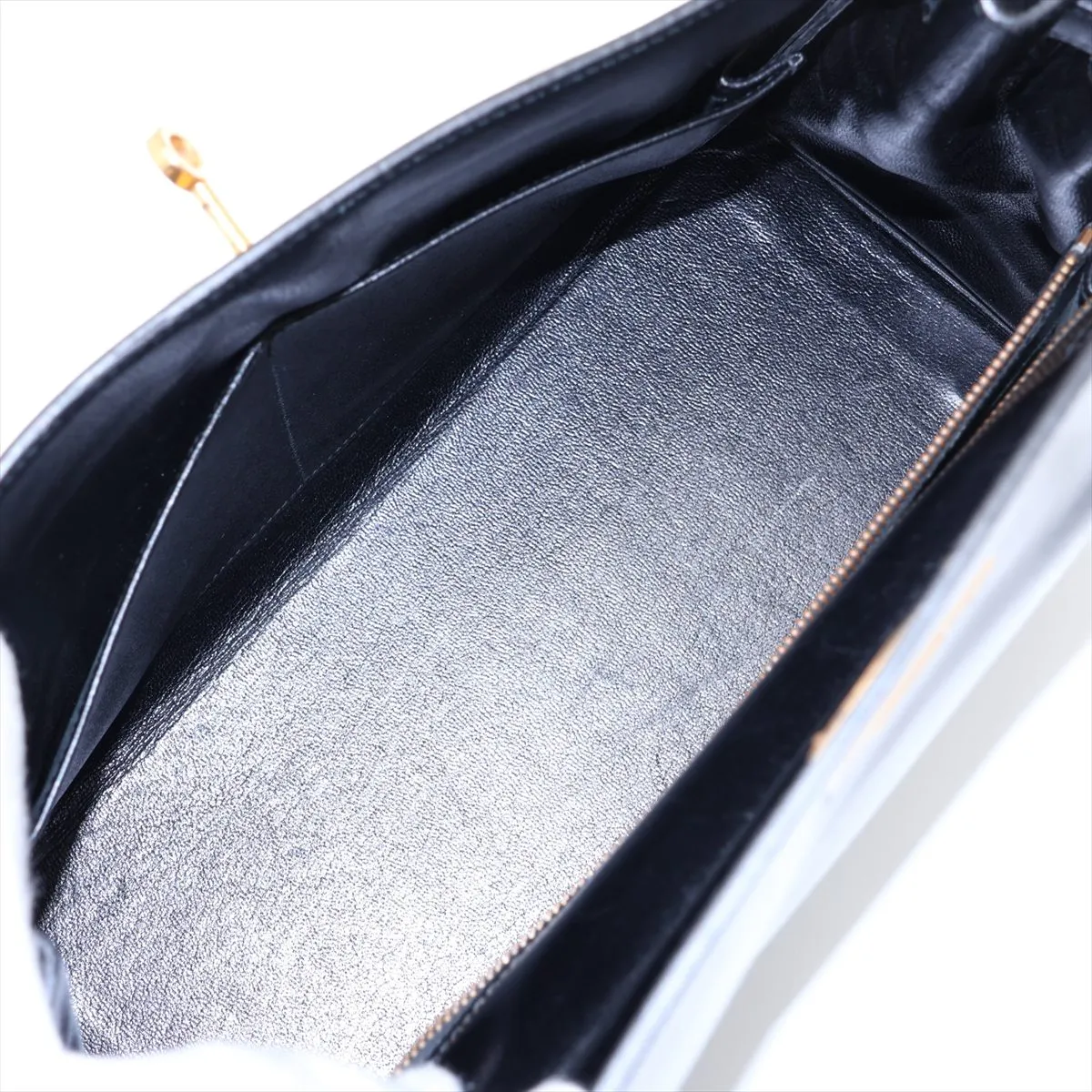 [Individually packaged] Hermes Kelly 28 Letournée Box Calf Black Gold Hardware K: 1981 — view 7