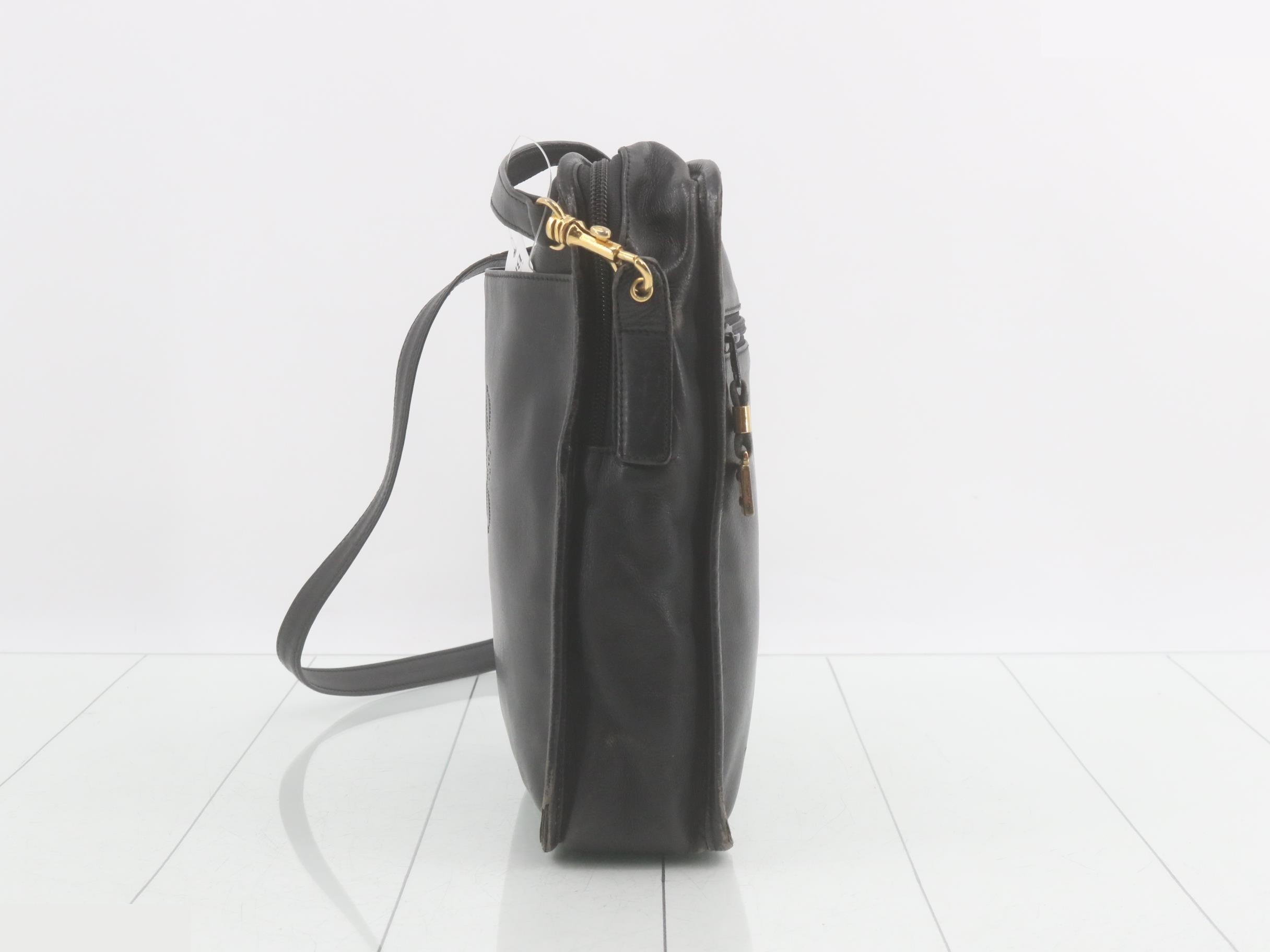 Anagram Leather Shoulder Bag — view 3