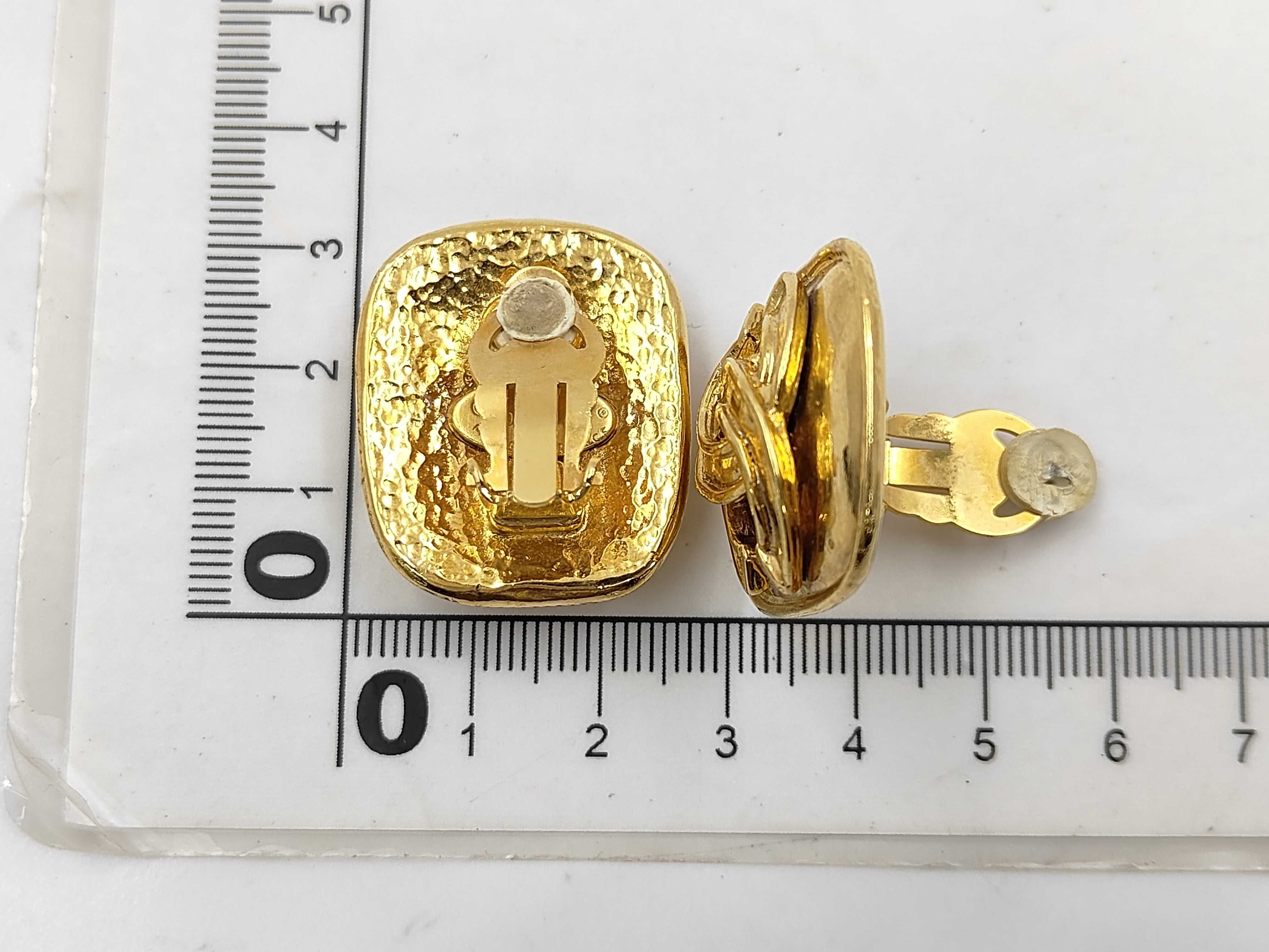 earrings with box, rectangular plate earrings. — view 6