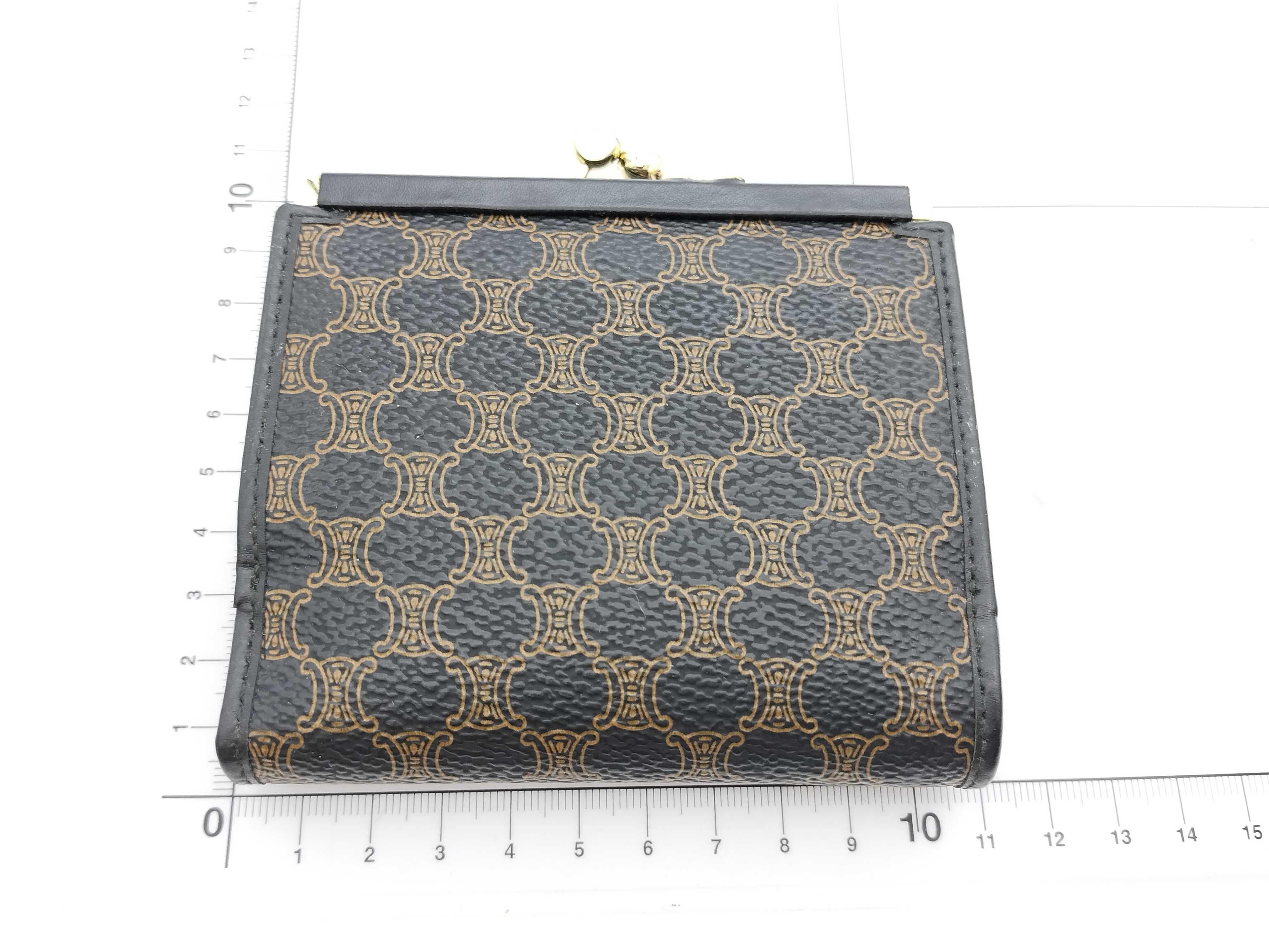 Macadam Leather Clasp Folding Wallet — view 2