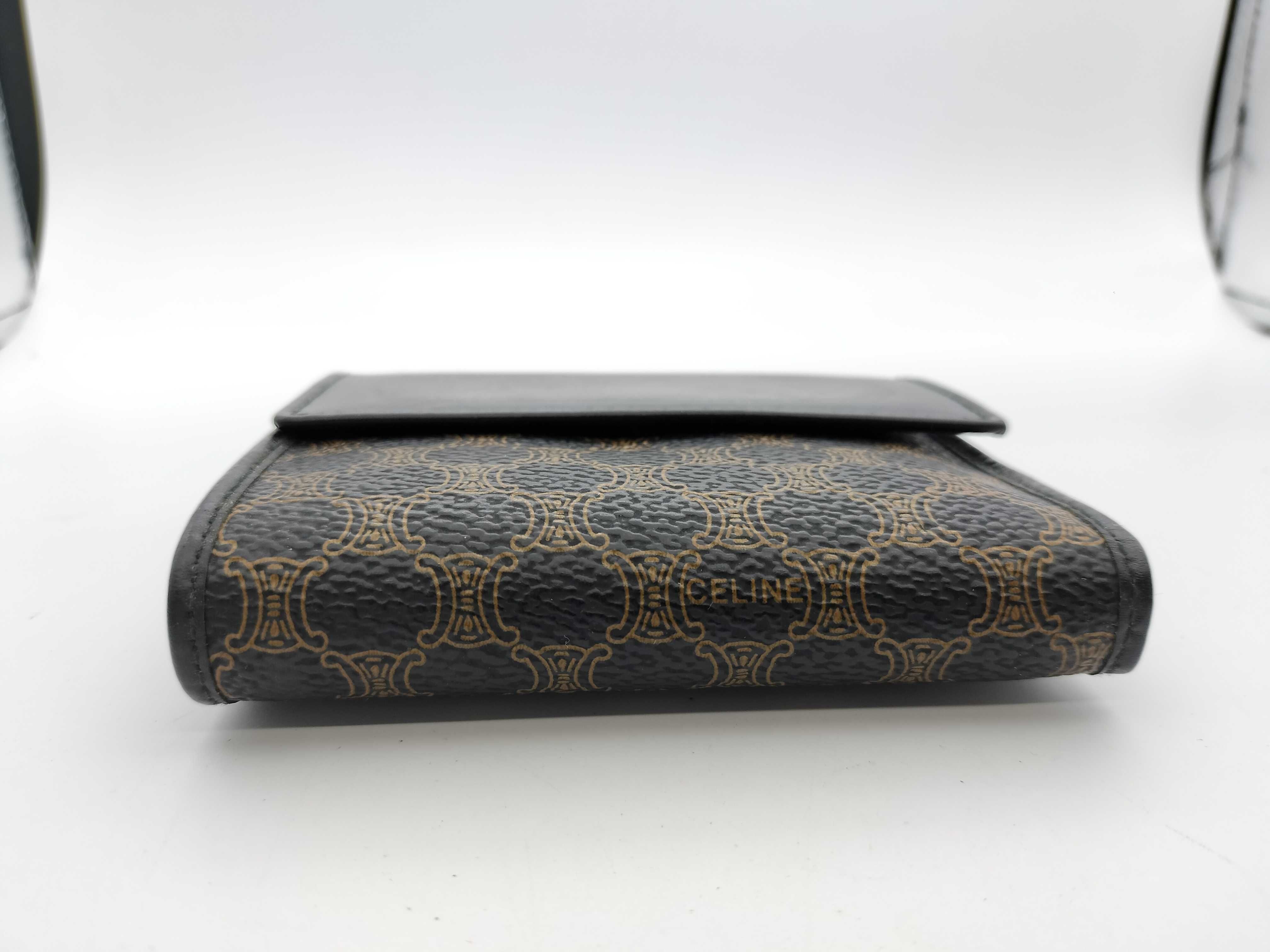 Macadam Leather Clasp Folding Wallet — view 3