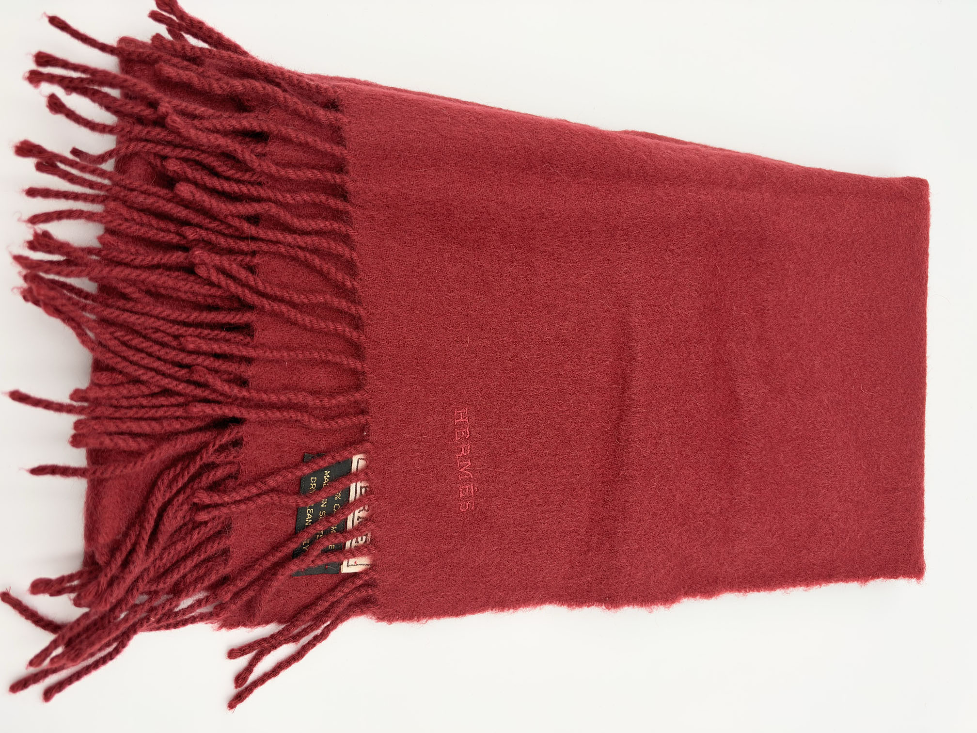 Cashmere Stole, Red, Scarf, Other Accessories — view 3