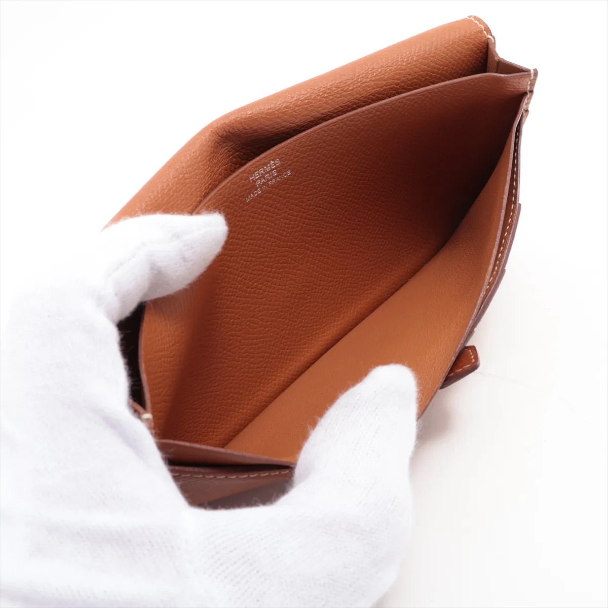 Bearn Soufflé Veau Epsom Long Wallet Gold Silver Hardware X: 2016 — view 5