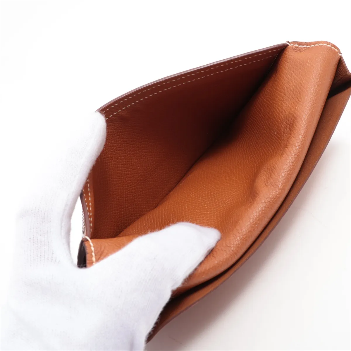 Bearn Soufflé Veau Epsom Long Wallet Gold Silver Hardware X: 2016 — view 7